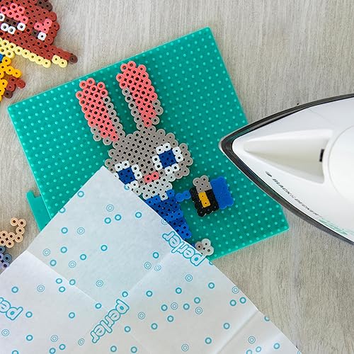 Vista 82 de Perler 80-57046 Disney El Rey León Fused Bead Kit de actividades de manualidades, incluye 9 patrones, multicolor, 2004 piezas