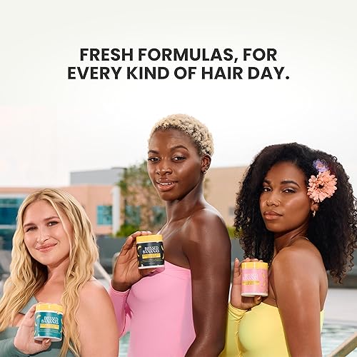 Miniatura 5 de Mascarilla para el cabello acondicionador profundo de gelatina de plátano y aloe, enriquecida con vitamina C, B12, aceite de plátano y aloe vera,