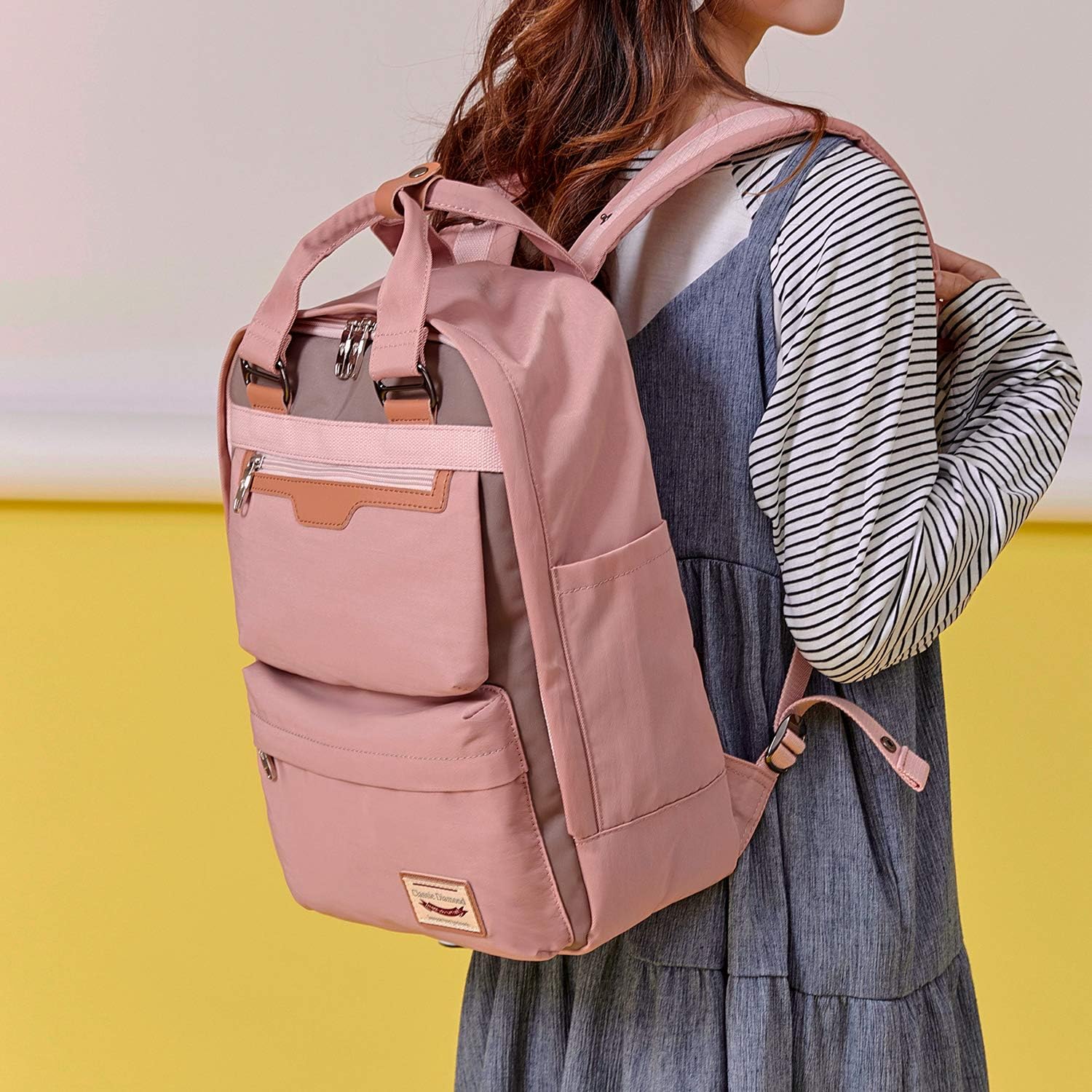 Tech Deals 🔥 ZOLREN Laptop Backpack for Women 15.6 Inch,Japanese Travel Backpack Lightweight Slim Waterproof Japanese School Bag Casual Daypack for Business/College (Pink) Black Friday - 40% OFF ZOLREN Laptop Backpack for Women 15.6 Inch,Japanese Travel Backpack Lightweight Slim Waterproof Japanese School Bag Casual Daypack for Business/College (Pink)