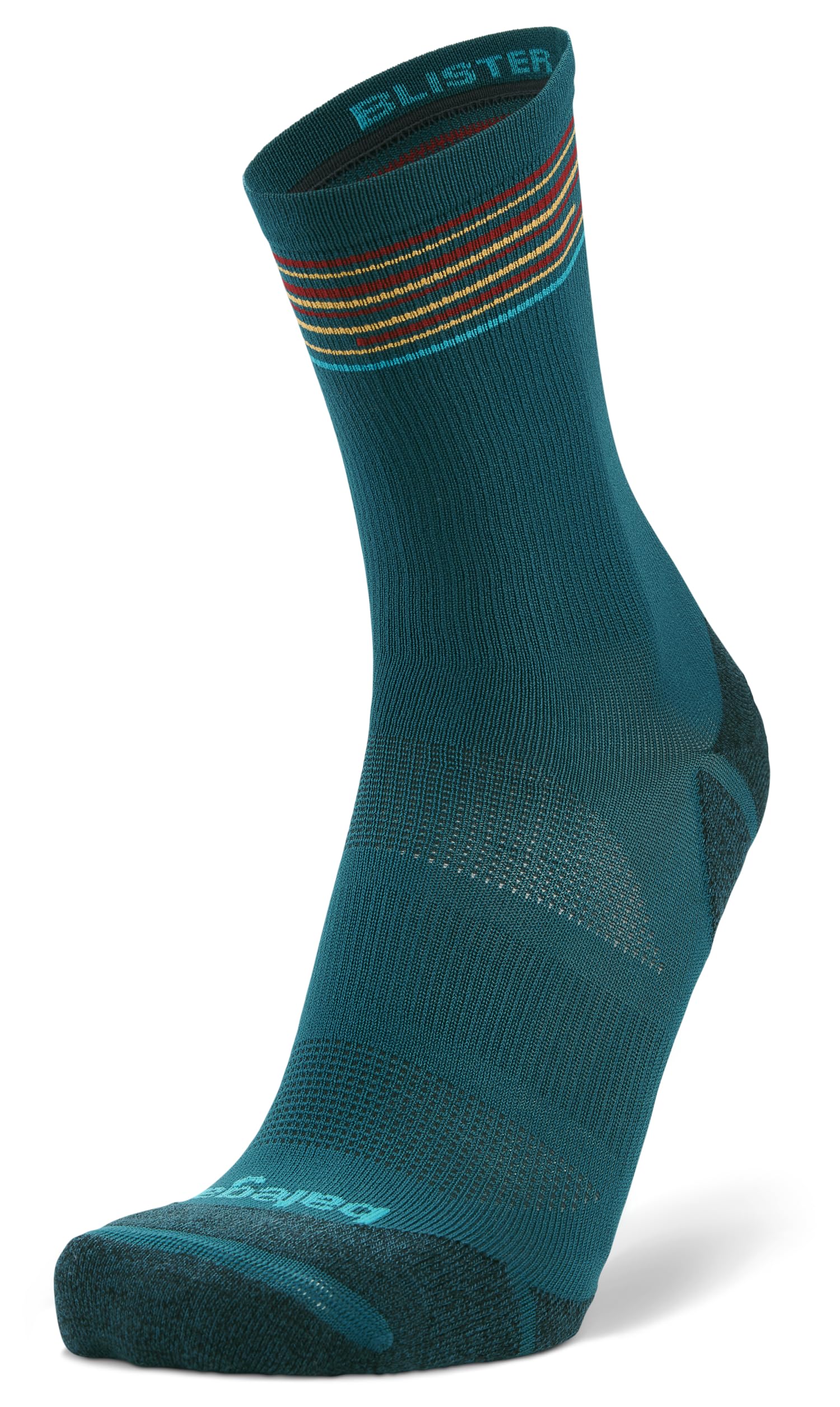 Balega Blister Resist Light Mini Crew Socks, Advanced Moisture-Wicking Technology for Ultimate Comfort,Ergonomic Fit,Breathable Design,Perfect for Running and Workouts, Teal- Large (UK Size 9-11)