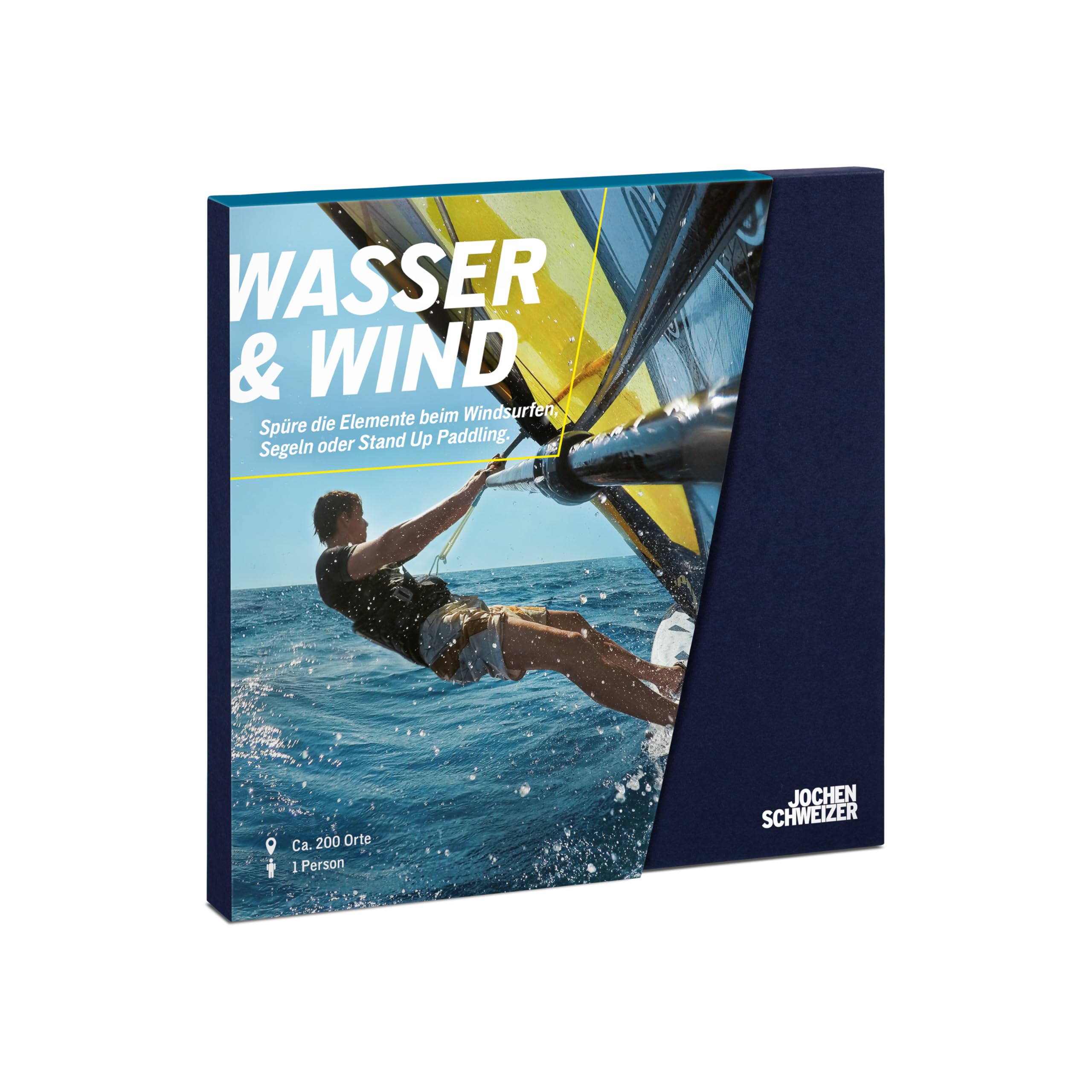 JOCHEN SCHWEIZER Geschenkbox Wasser & Wind, an ca. 166 Standorten, Erlebnis-Gutschein für 1 Person