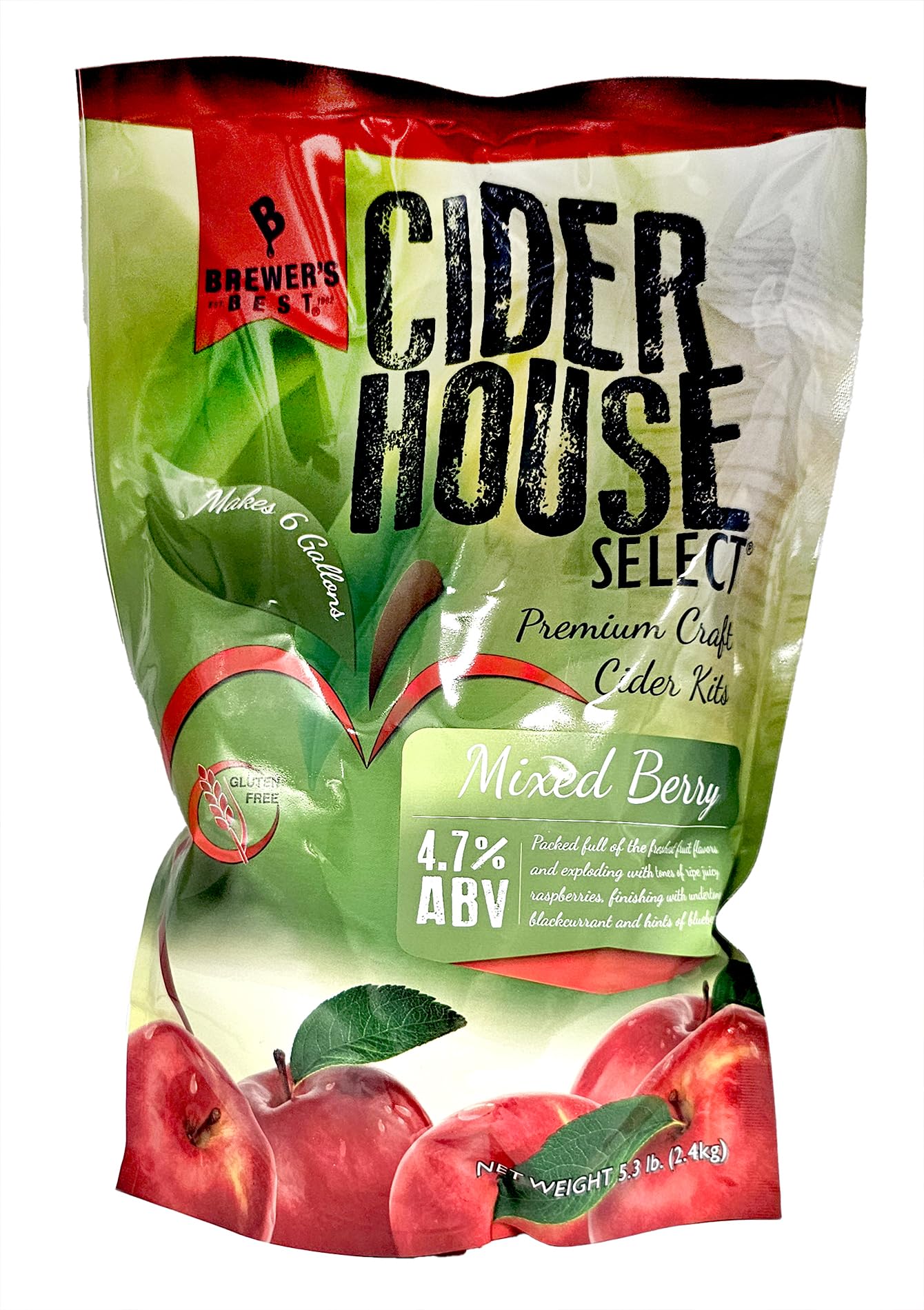 Home Brew Ohio hozq8–1353 glutenfrei Cider House Select Cherry Cider Kit, Multi
