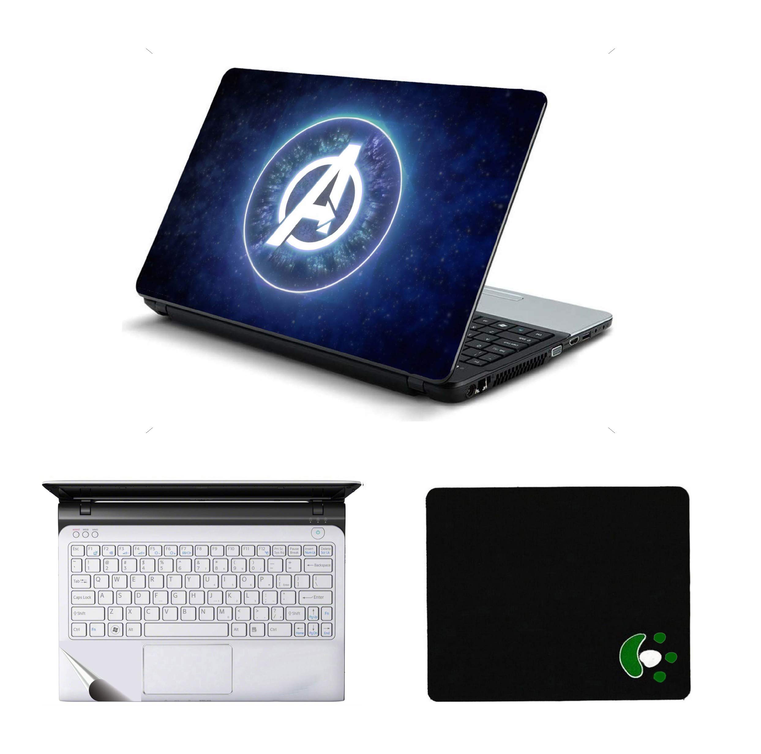 StickerKing 3in1 Laptop Accessories Combo 15.6 Inch Avenger Logo Laptop Skins Stickers, Mouse Pad and Palmrest Skin for HP-DELL-Lenovo-Asus-Acer Laptops || Notebooks (B08NK9R96T) Amazon Price History, Amazon Price Tracker