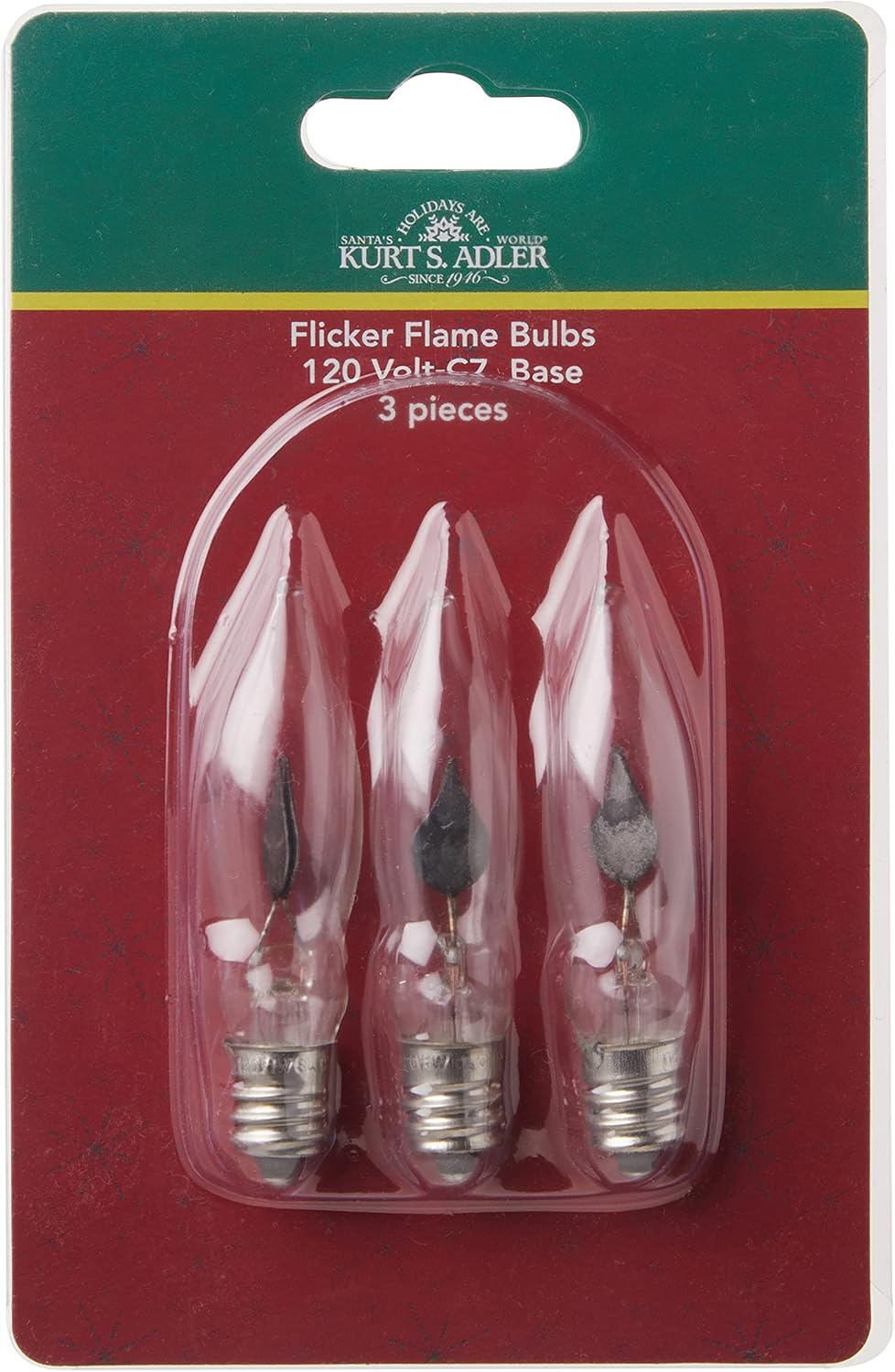 Kurt S. Adler Replacement Bulb for UL0702 and UL0740, 3 Piece Set