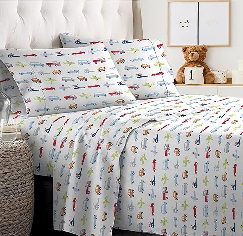 Miniatura 8 de Little Celebrity Juego de sábanas tamaño individual  Juegos de sábanas y fundas de almohada para niños  Sábanas individuales para niños y niñas,