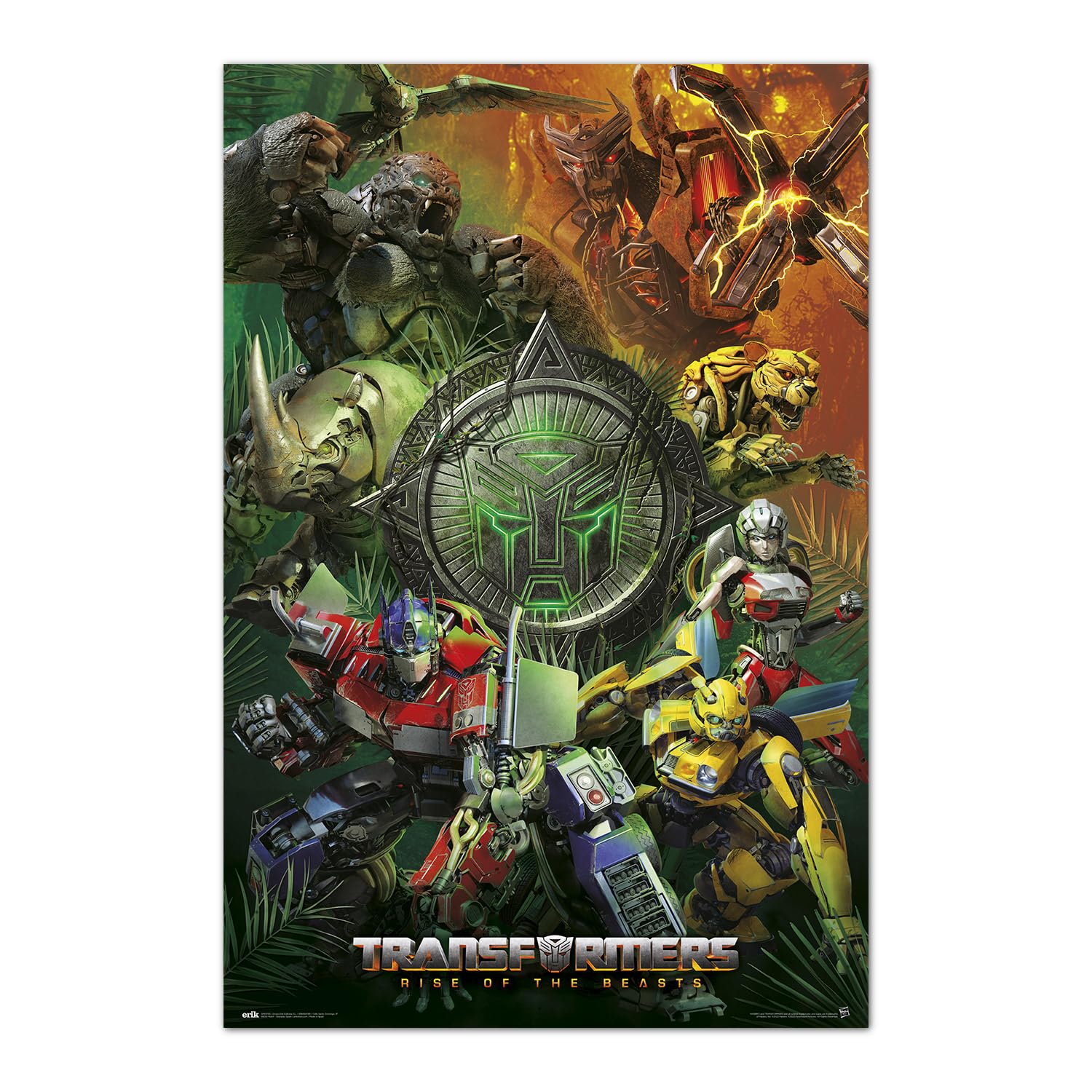 Grupo Erik Transformers - Rise Of The Beasts Poster - 35.8 x 24.2 inches / 91 x 61.5 cm - Shipped Rolled Up - Cool Posters - Art Poster - Posters & Prints - Wall Posters