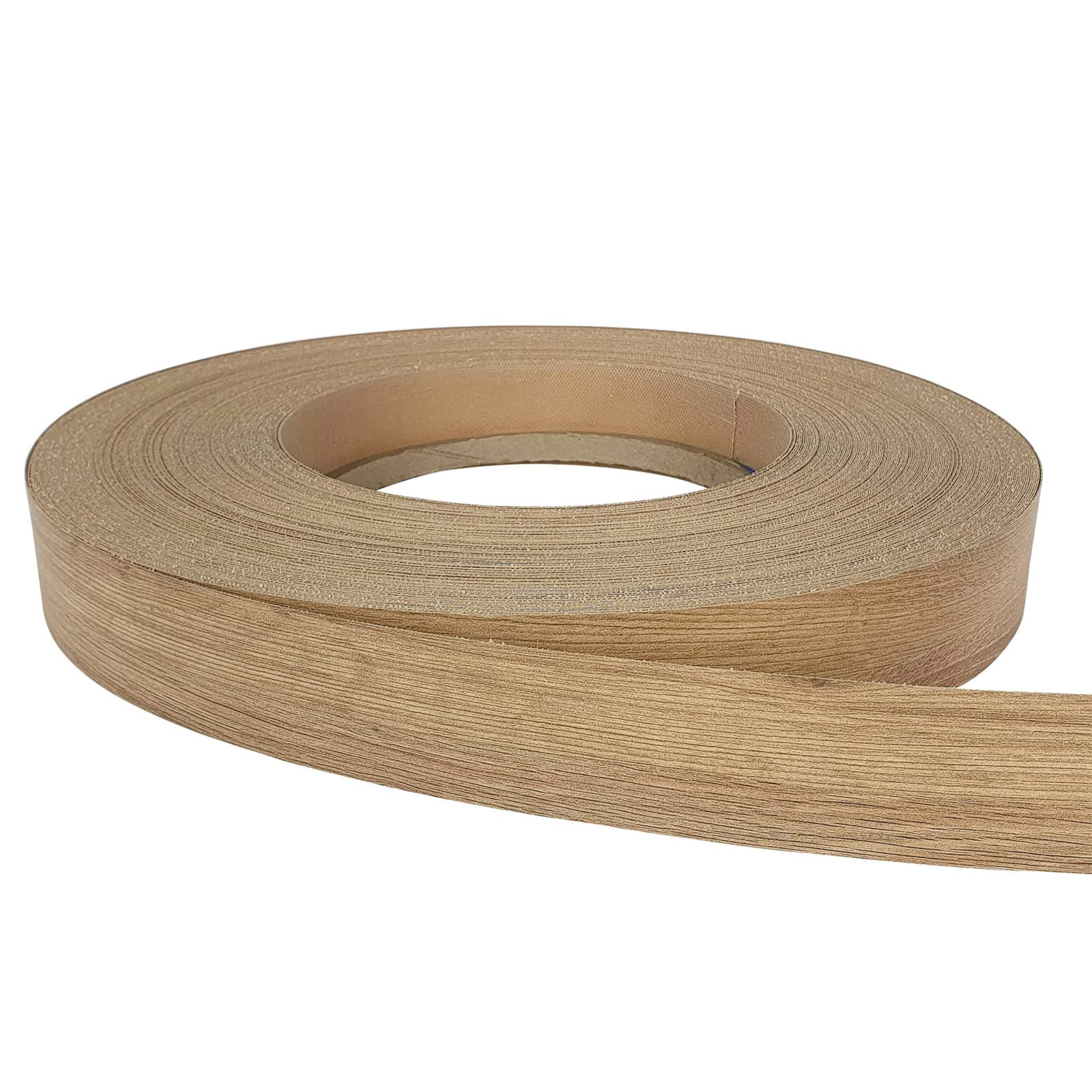 DecoMeister Bordo per Mobili Termoadesivo 40mm x 100m - Nastro in Melamina per Mensole e Tavoli - Bordatura in melaminico con adesivo termofusibile - Applicazione con Ferro da Stiro - Rovere Selvatico