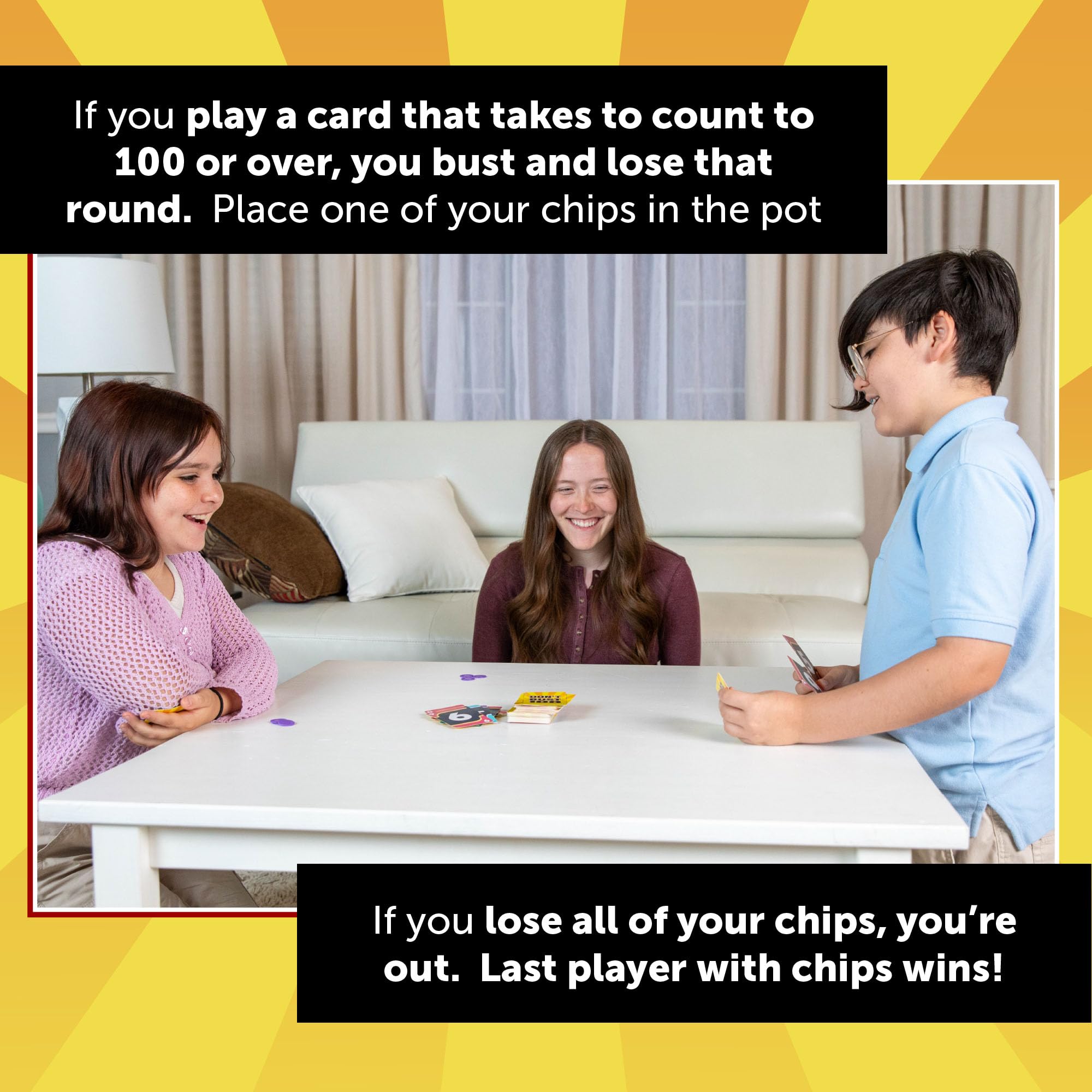 Continuum Games Don't Bust 100 Family Board Game for 3-6 Players Ages 6 and Up - Image 5