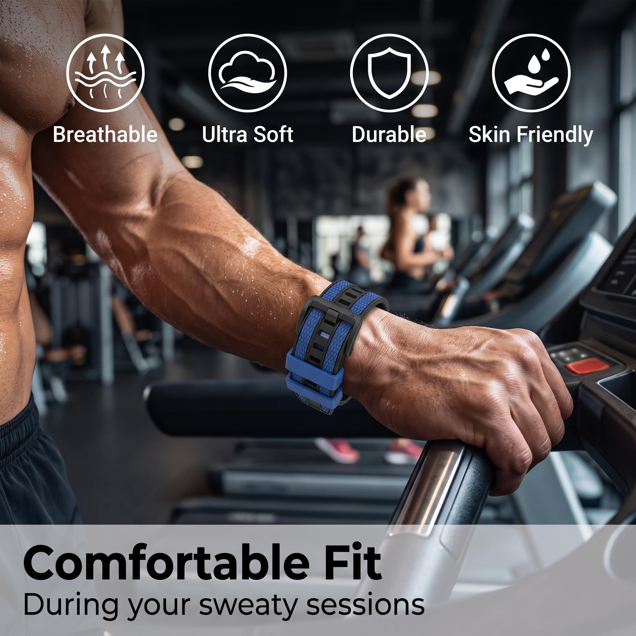 Bracelet de montre Quickfit 22 mm pour Garmin Fenix 8/7/6/5/Epix Gen 2 (47