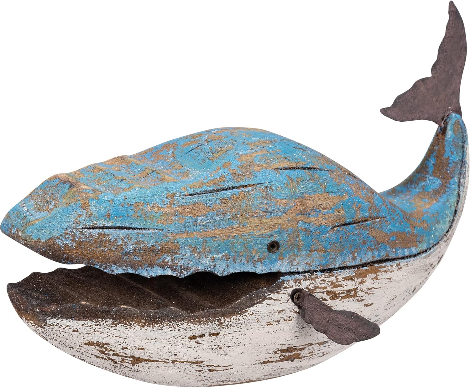 Primitives by Kathy Large Blue Whale Home Décor Sitter