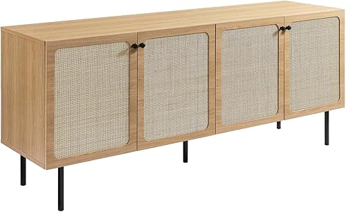 Modway Chaucer - Aparador moderno de madera de grano de madera en roble