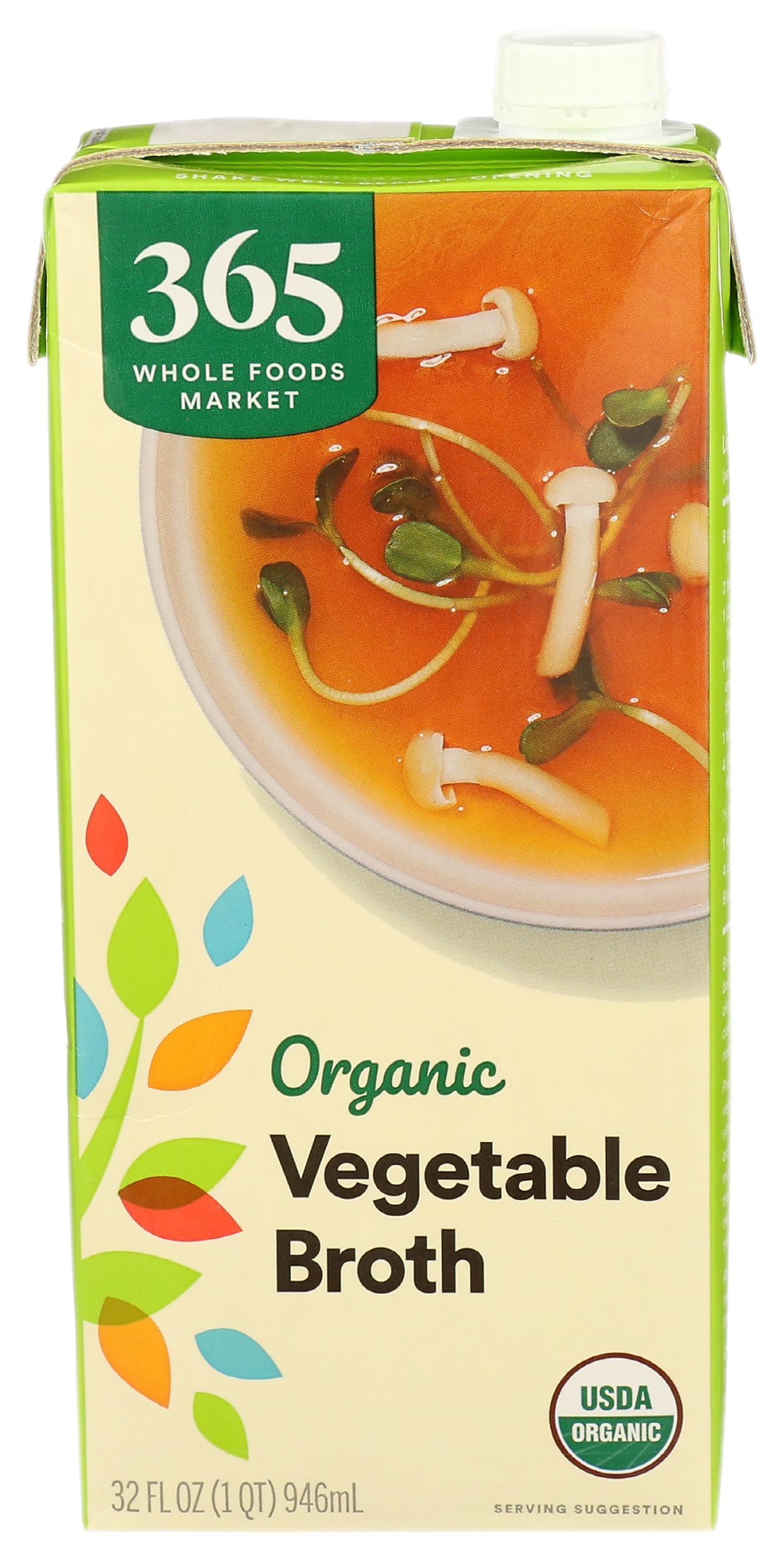 365 by Whole Foods Market, Organic Vegetable Broth, 32 Fl Oz