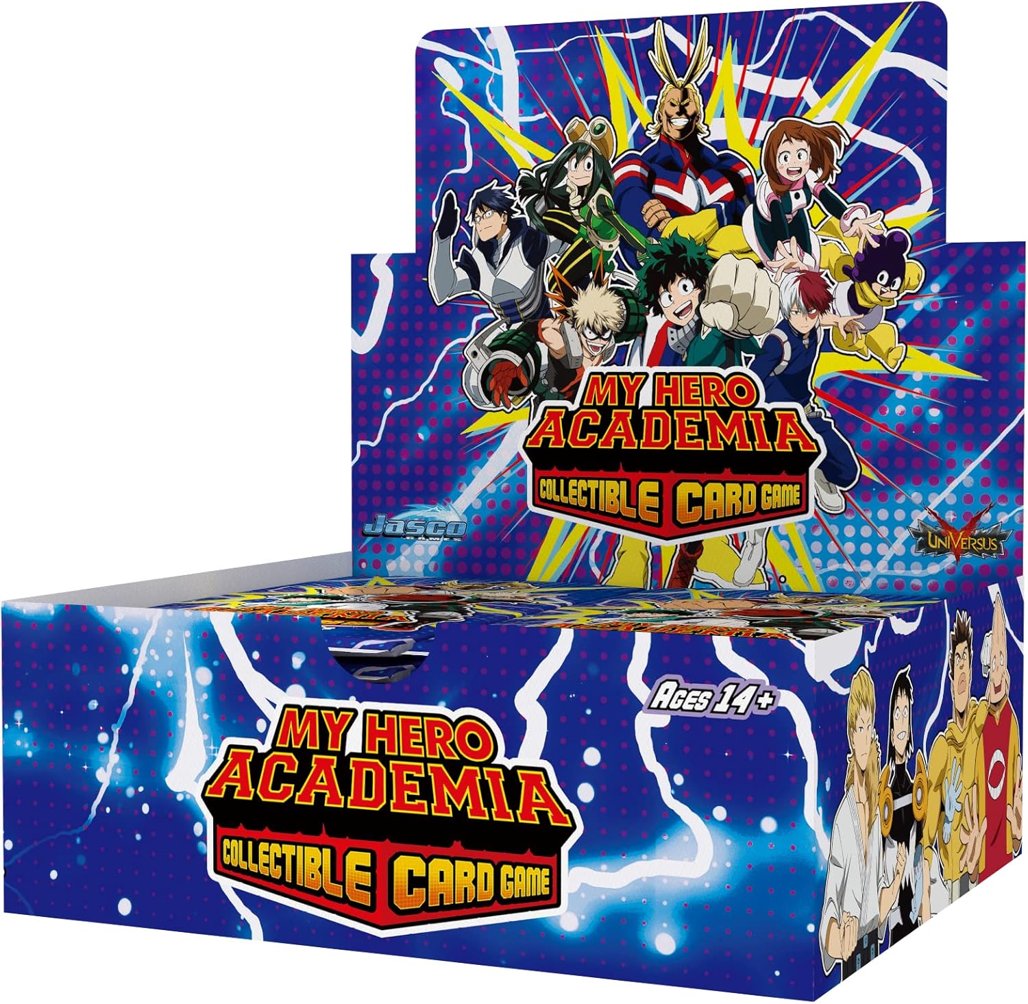 My Hero Academia Collectible Card Game Series 1 Unlimited | 240-card 24-Pack Booster Display | Trading Cards for Adults and Teens | Ages 14+ | 2 Players | Avg. Playtime 45+ Mins | Made by Jasco Games