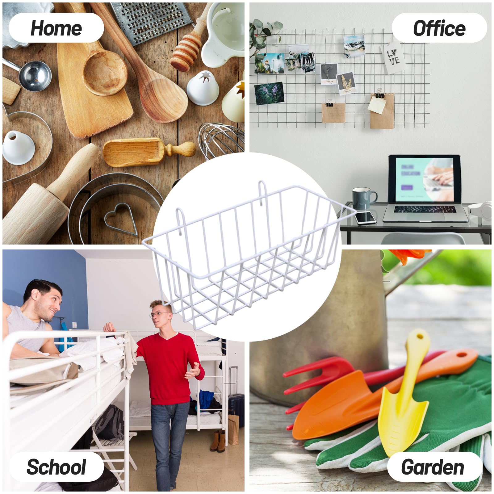 Panier Mural Suspendu De Fruits Et De Légumes, Panier De Fruits Et De Légumes à 3 Niveaux, Bacs De Rangement De Cuisine, Organisateur De Garde- Manger