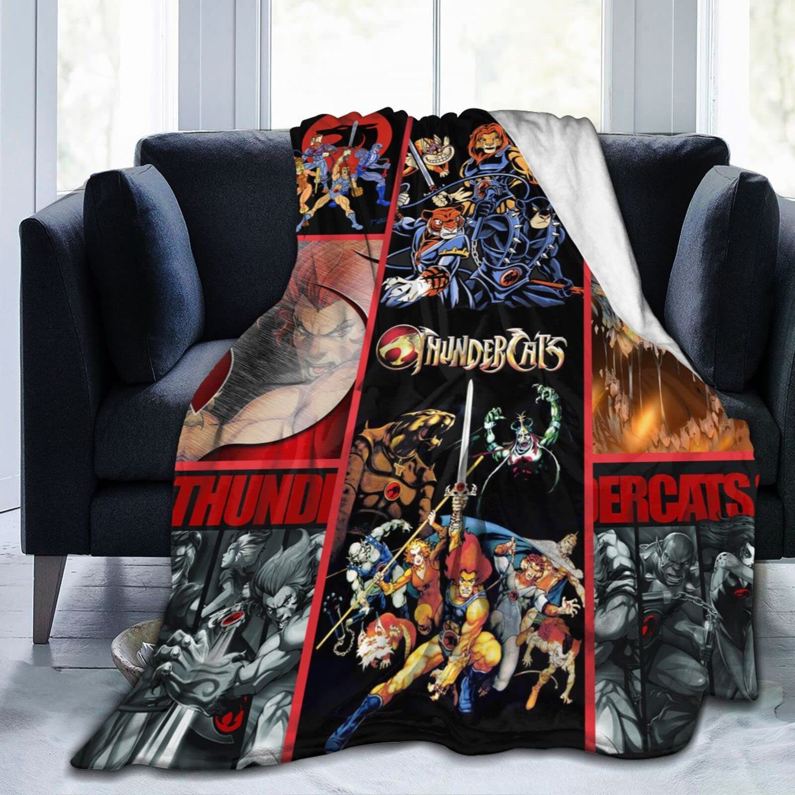 Throw Blanket Ultra Soft Velvet Blanket Lightweight Bed Blanket Quilt Durable Home Decor Fleece Blanket Sofa Blanket Luxurious Carpet, Black, 50''x40''