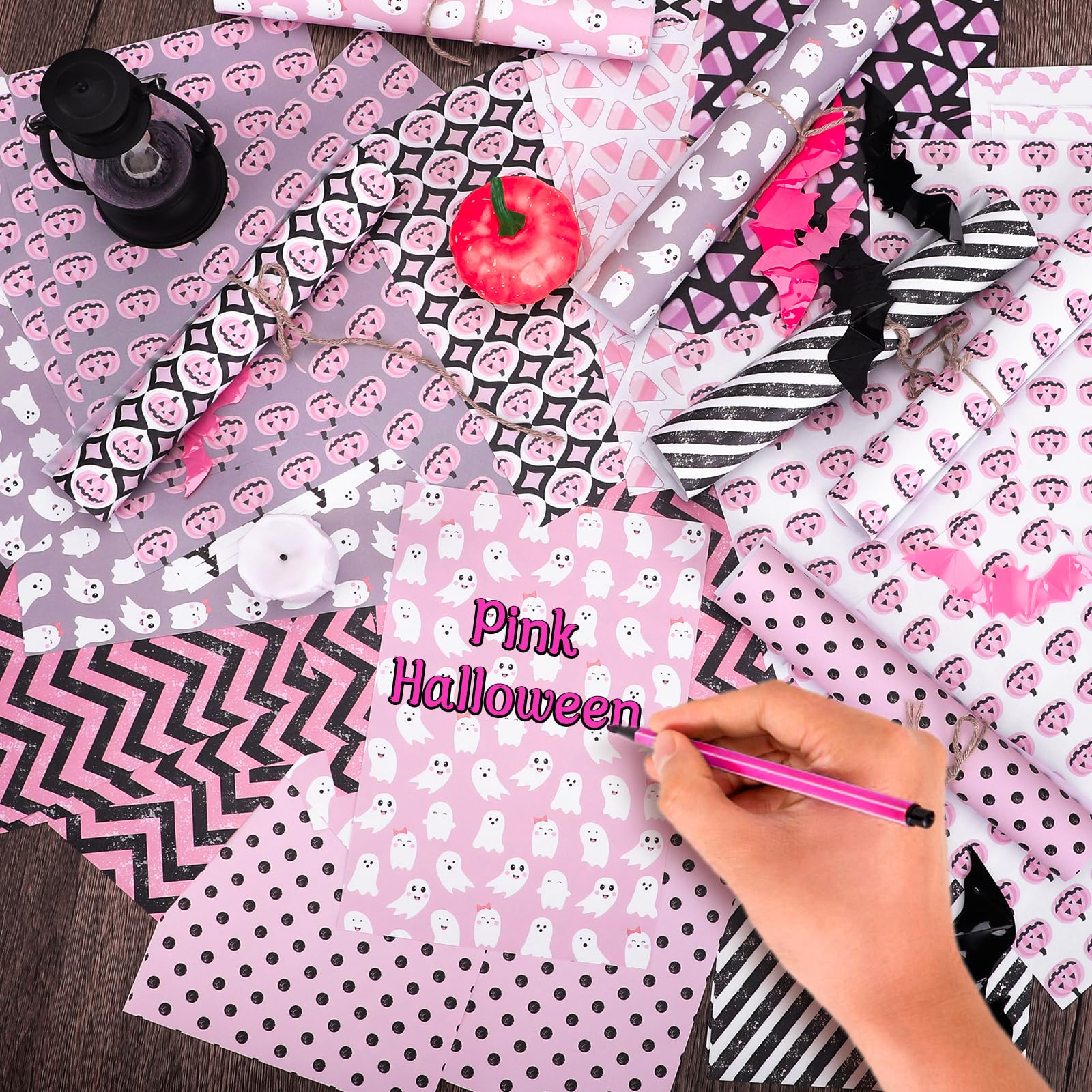 35 Sheets Halloween Tissue Paper For Gift Bags, 19.5\" X 13.6\" Wrapping Tissue Paper...