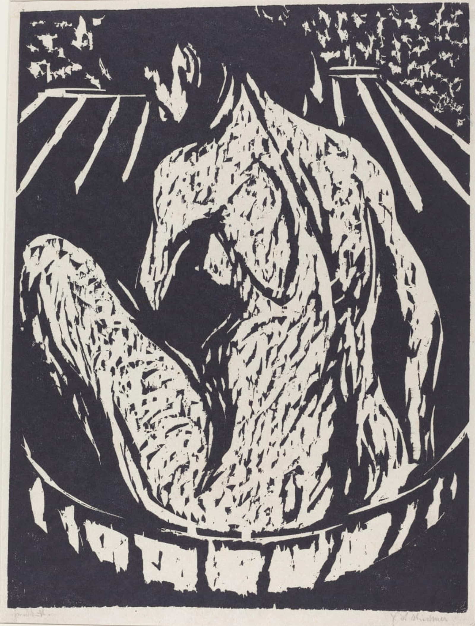 Pintura mural Ernst Ludwig Kirchner sobre lienzo decoracion sofisticada 60x90cm 5