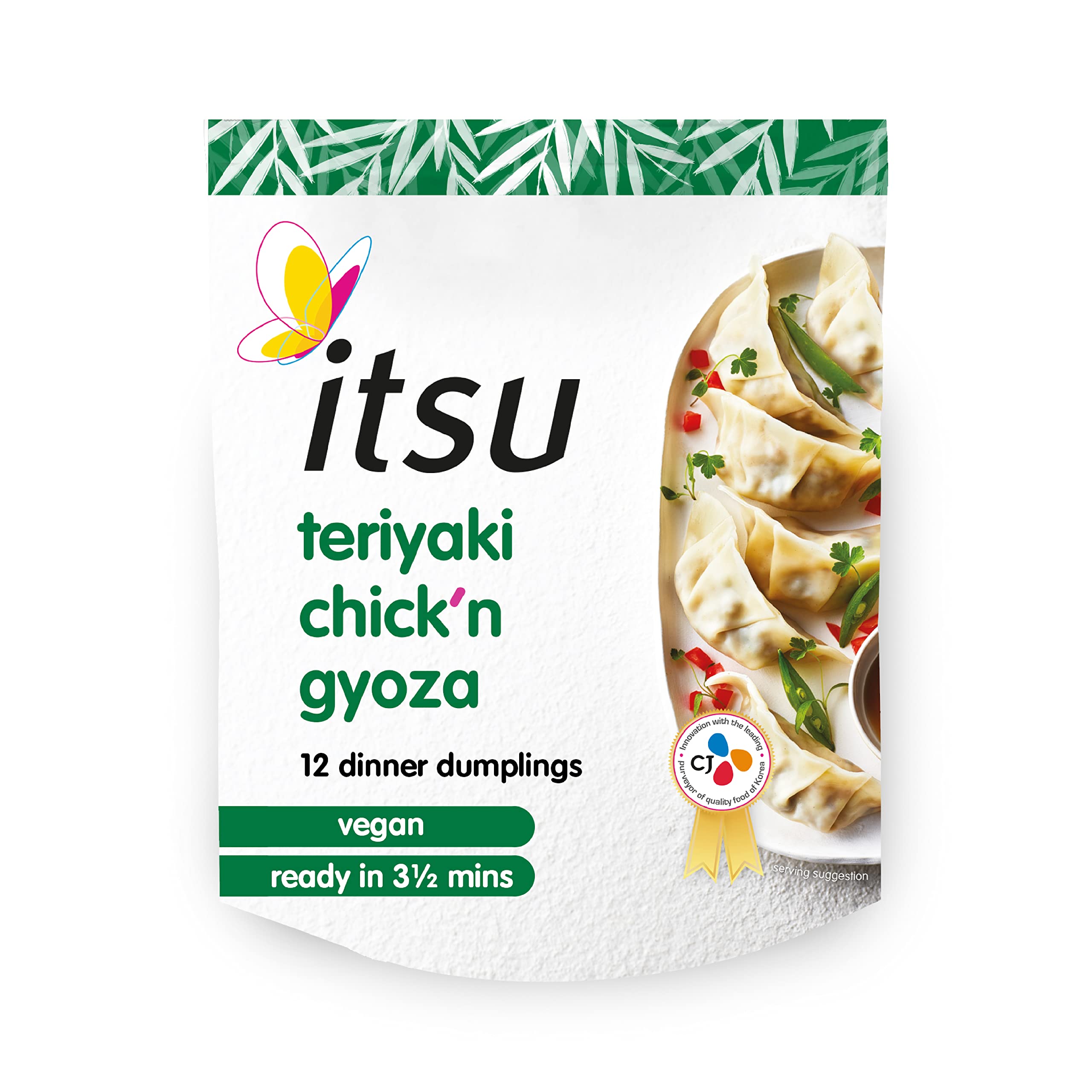 itsu 12 Teriyaki Chick'n Vegan gyoza Dinner Dumplings 240g