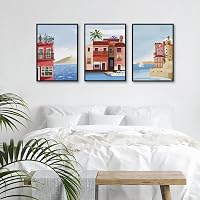 Set 3 rame foto Americanflat 50x70 cm, Negru - Ramă subțire cu panou din plexiglas și sistem de suspendare integrat pentru orientare portret și peisaj 5