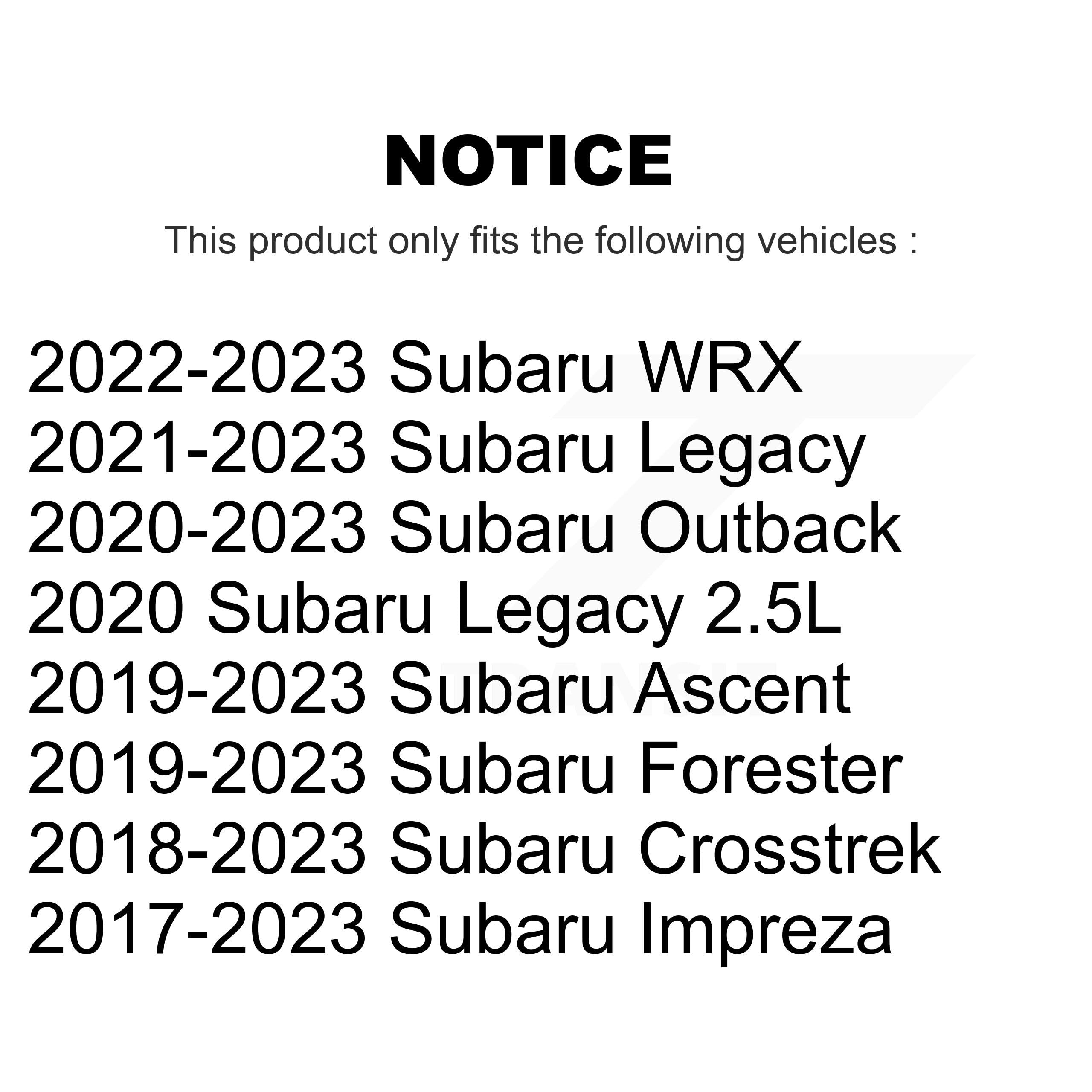 A-Premium Engine Air Filter 2-Pack | Compatible With Subaru Crosstrek 2014-2016 & Suzuki SX4