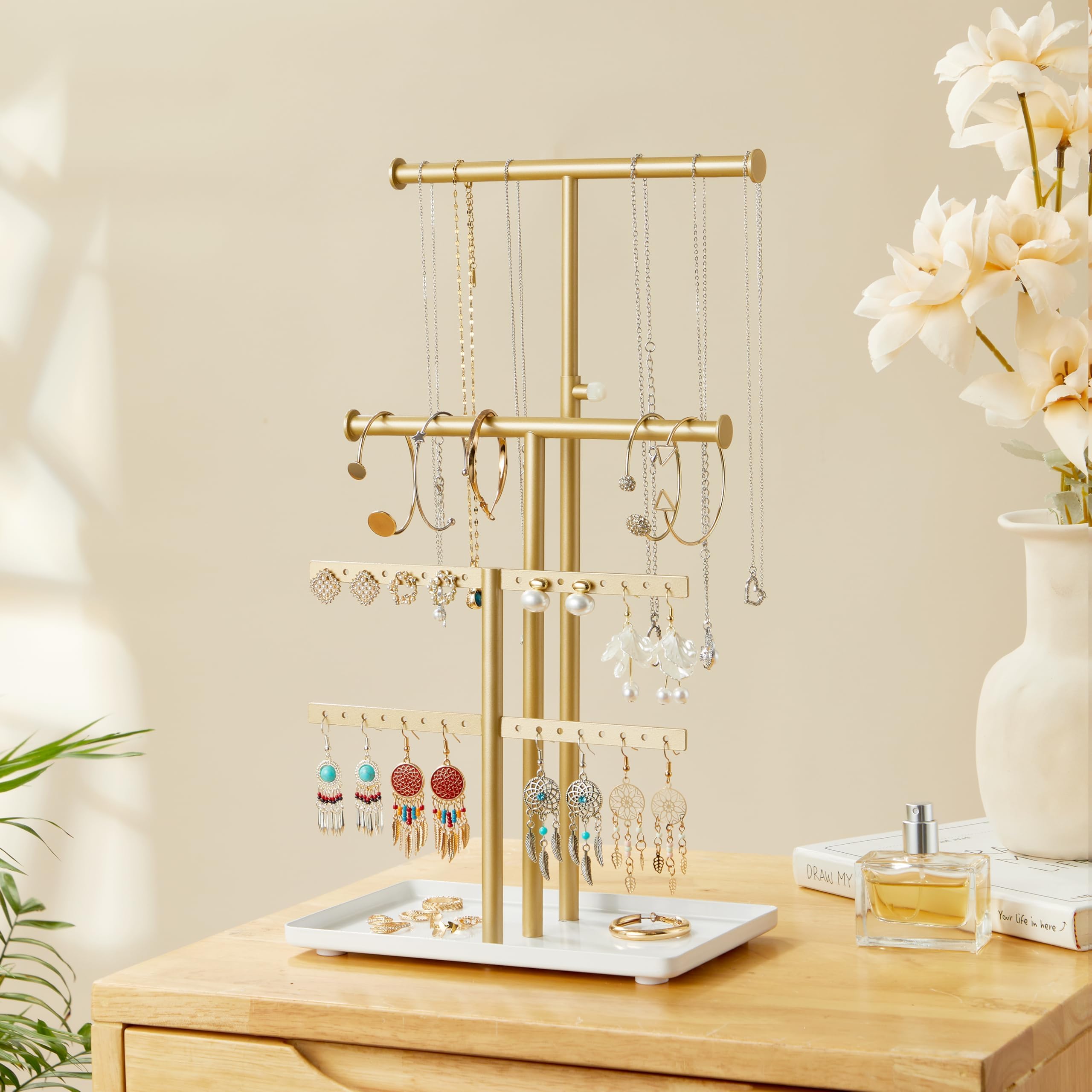 Jewelry Tray NOAH EMMA Jewelry Organizer Stand For Necklaces