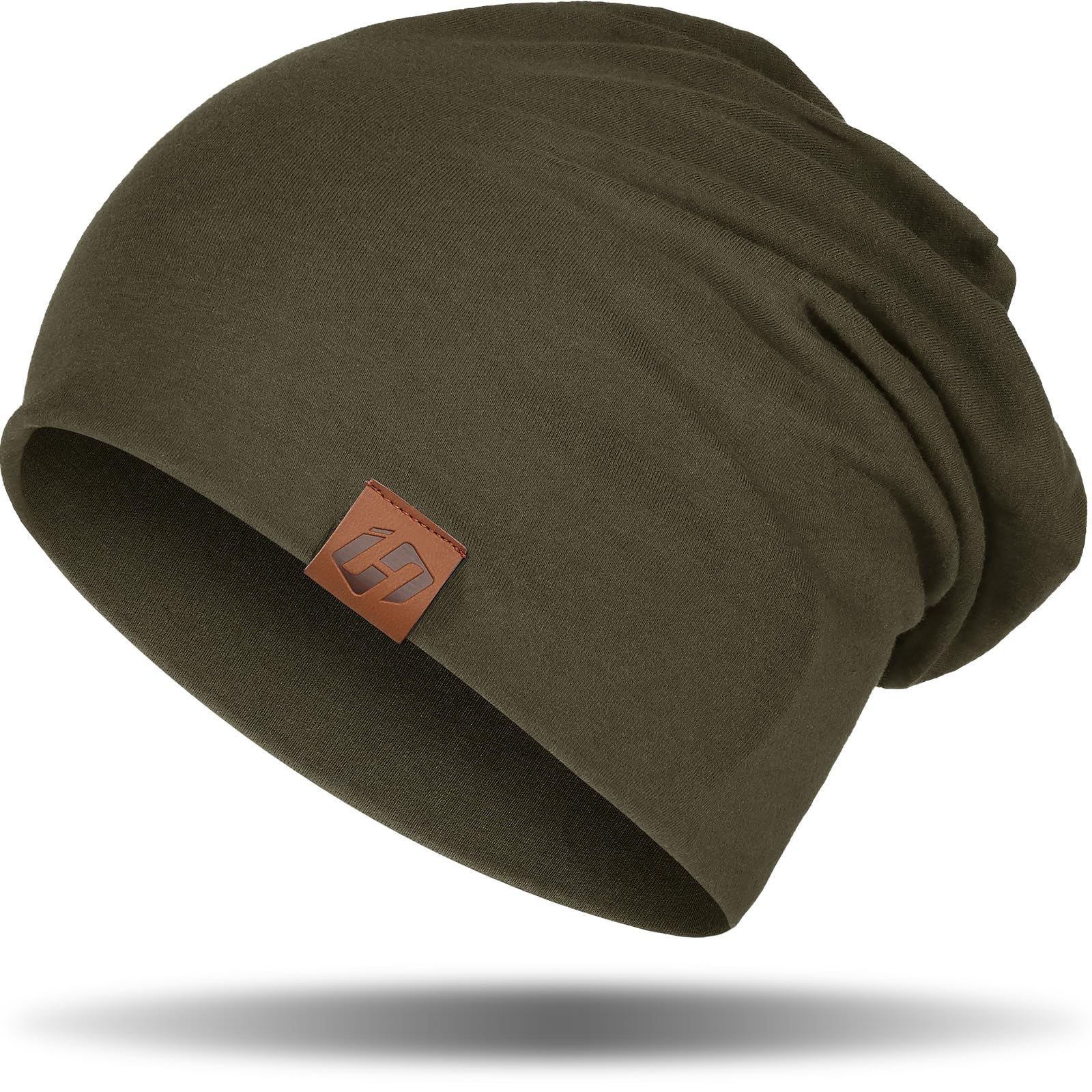 GXCROR - Berretto unisex, in cotone, morbido e sottile, leggero, traspirante, per tutte le stagioni