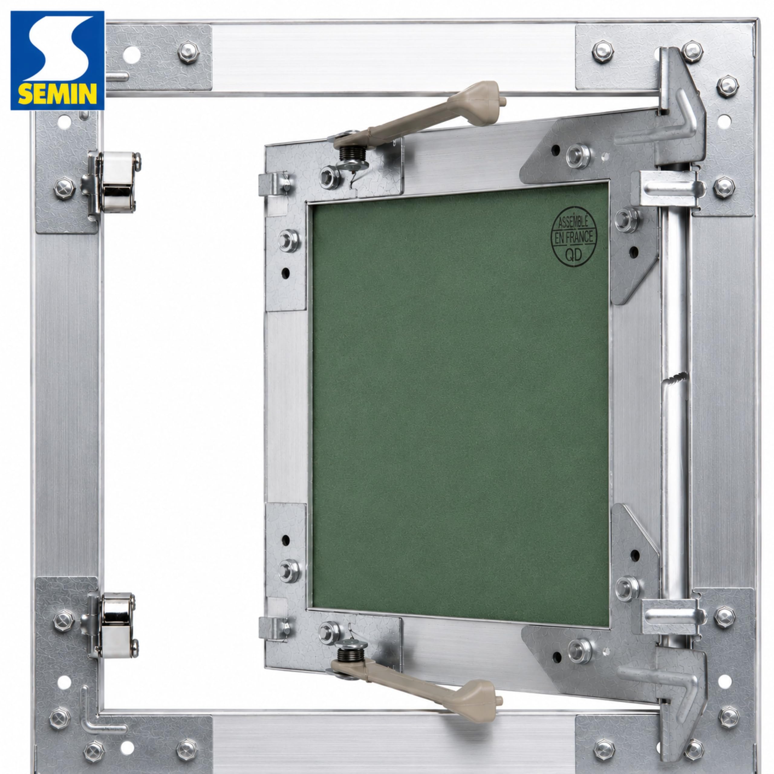 Semin - Trappe de Visite Alu Hydro - 300 mm x 300 mm - Accès aux Gaines Techniques et Conduites