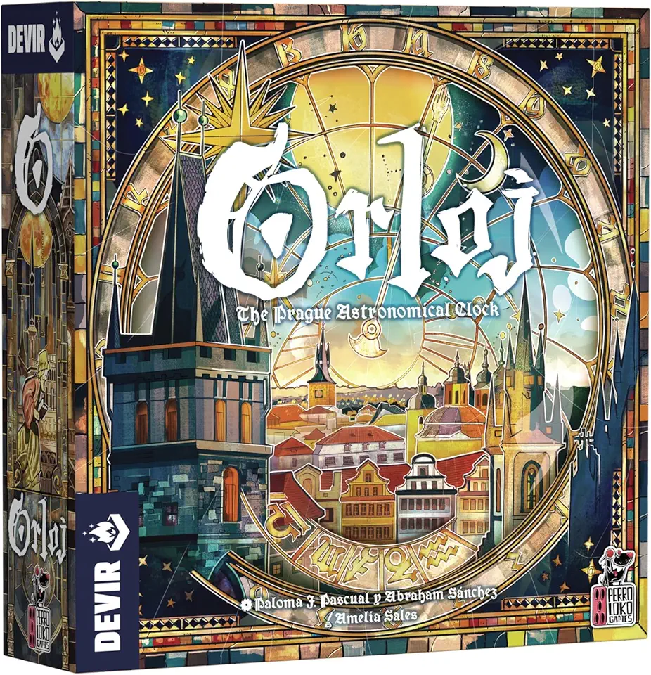 Devir Orloj: The Prague Astronomical Clock Board Game, Heavy Strategy Game for Experts & Adults, Ages 14+, 1-4 Players, 120 Playtime, (English Version)
