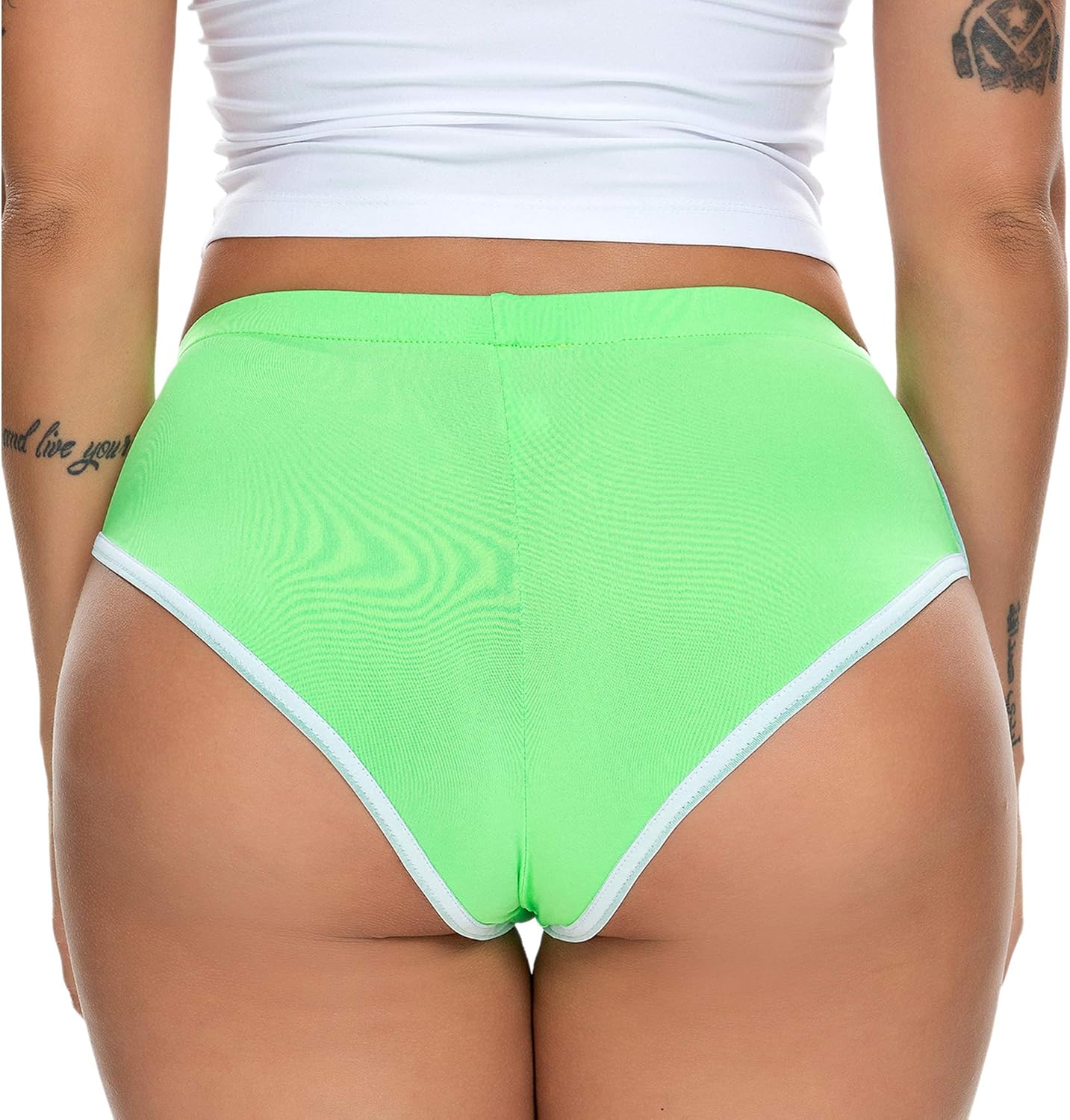 Women's Sexy Booty Shorts Retro Dolphin Shorts Sports Yoga Gym Running Hot Pants - Image 5