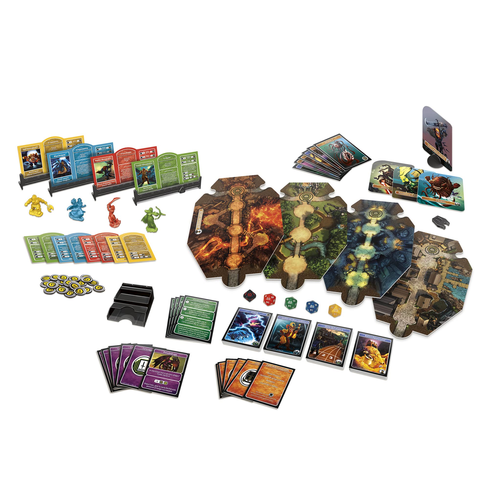 Dungeons & Dragons: Inizia L'Avventura - Gioco da Tavolo Fantasy e Collaborativo, Ambientazione D&D, 2-4 Giocatori, 10+ Anni, Edizione in Italiano