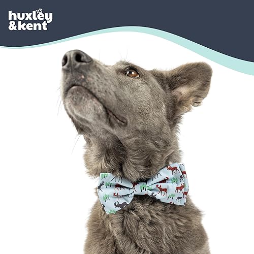 Miniatura 4 de Huxley & Kent Pajarita para mascotas  Alce boscoso (extragrande)  Accesorio para el collar de pajarita  Divertidas pajaritas para perros y gatos