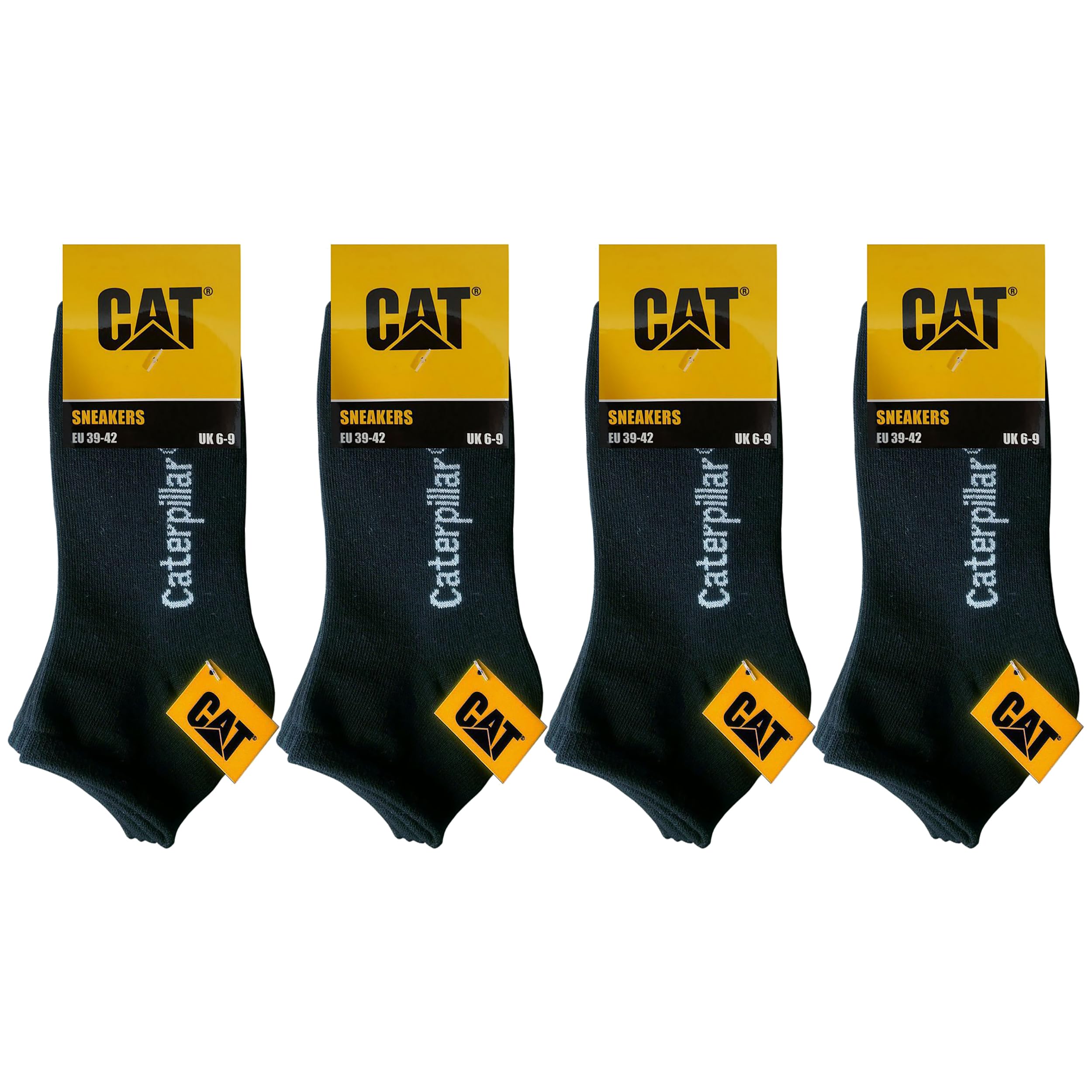Caterpillar Sneaker 10 paires Chaussettes courtes, hauteur cheville, en coton doux