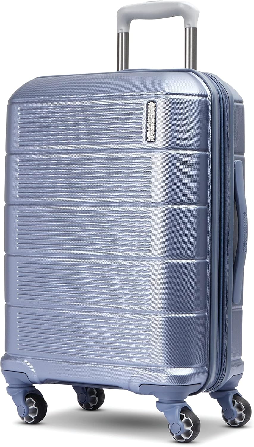 American Tourister Stratum 2.0 Expandable Hardside Luggage with Spinner Wheels, Slate Blue, Carry-on 20-Inch Carry-On Slate Blue
