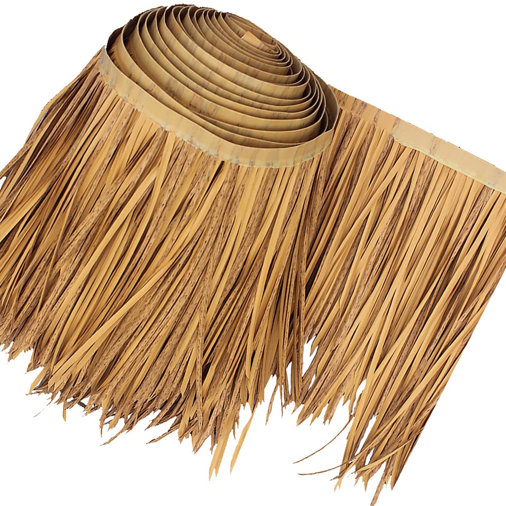 Rollo de paja natural para techos de exteriores, pérgolas y ocultación decorativa