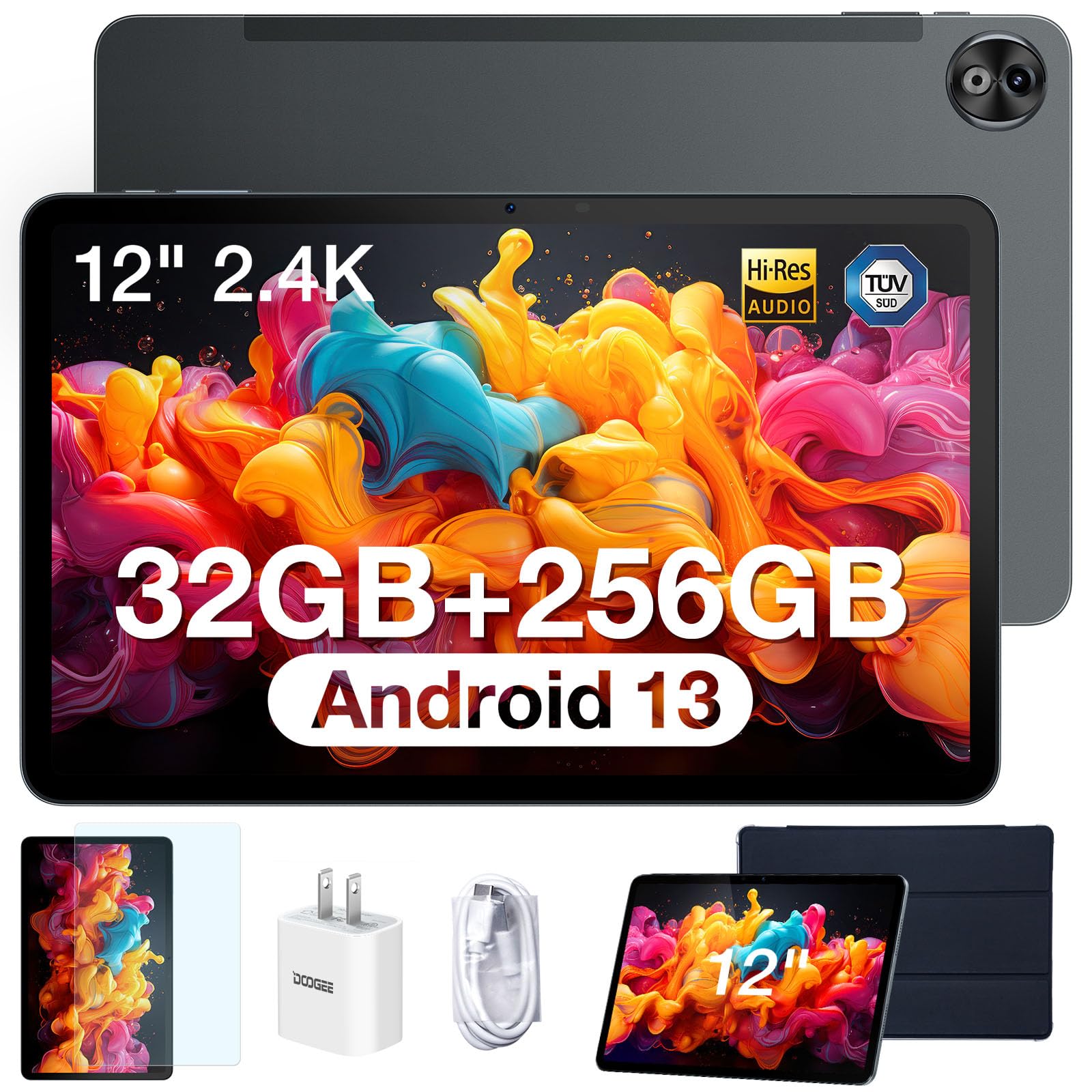 Amazon.com : DOOGEE T20 Ultra 12 Inch Tablet, 32GB+256GB/2TB ROM 