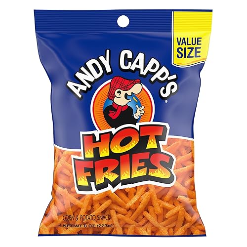 Andy Capp's Big Bag Hot Fries, 8 oz, 8 Pack - Hot Fries