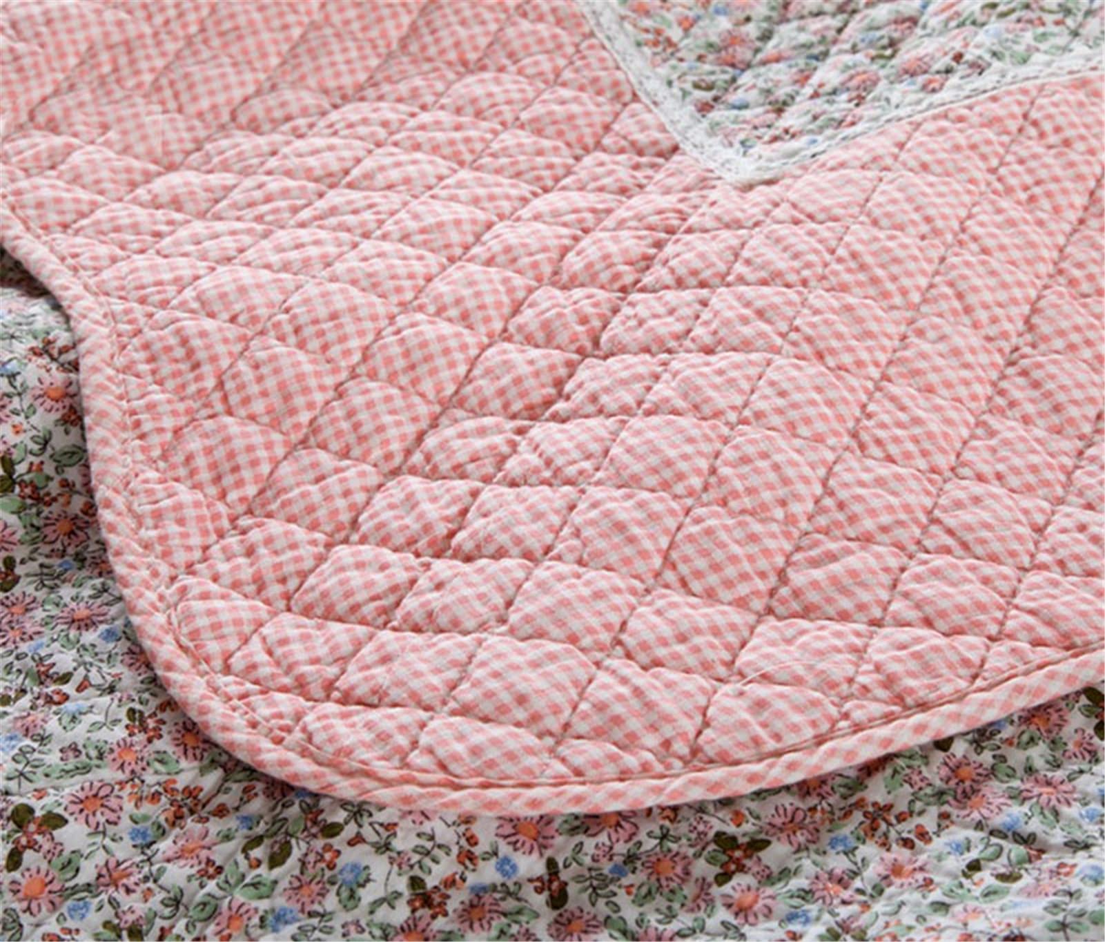 Dessus de lit enfant en patchwork appliqué : accessoires-enfant par lorie-dcrea