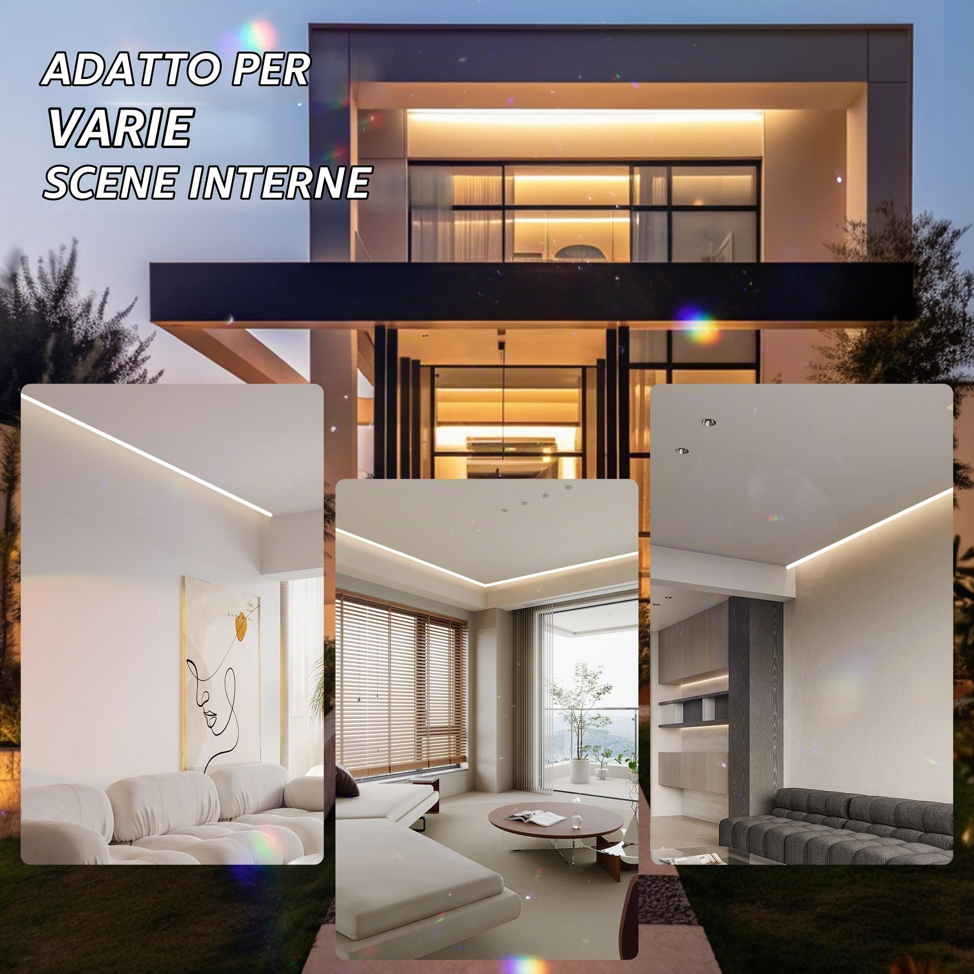 Profilo Angolare in Alluminio LED 10 x 1m (10m) Canale LED a 90° per Strisce LED fino a 10mm con Copertura PC Bianco Latte,kit accessori