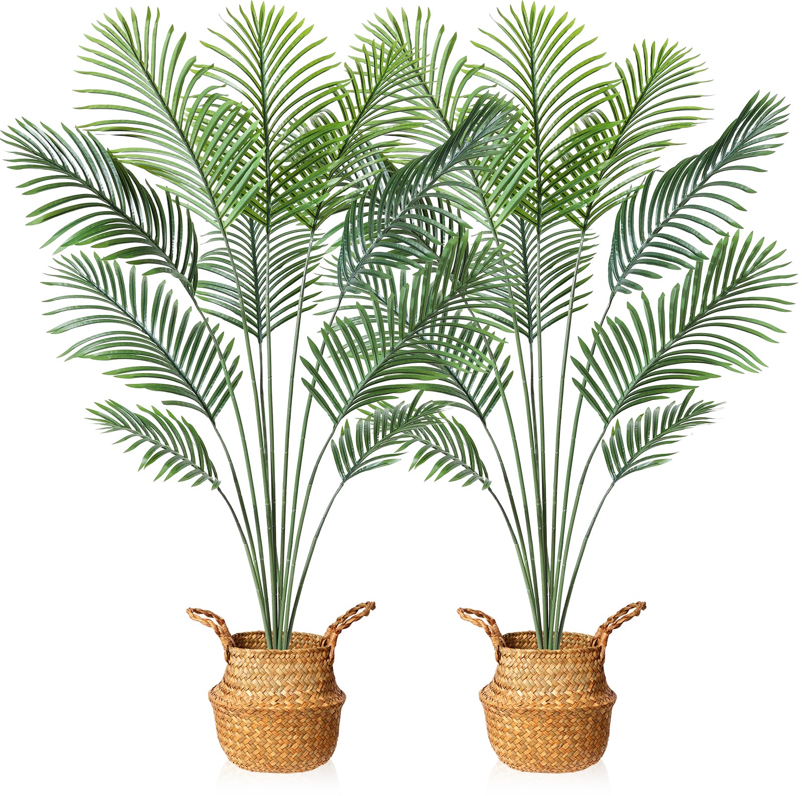Amazon.com: MOSADE Artificial Areca Palm Tree 5 Feet Fake Tropical Palm  Plant and Handmade Seagrass Basket, Perfect Tall Faux Dypsis Lutescens for  Indoor and Sheltered Outdoor Decor Home Office Porch Gift,2Pcs :