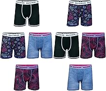 Skechers Boys 8pk Athletic Boxer Briefs, 2/3t, 4, 6, 8 ve 10 Boyutlarında Benzersiz Baskılarla