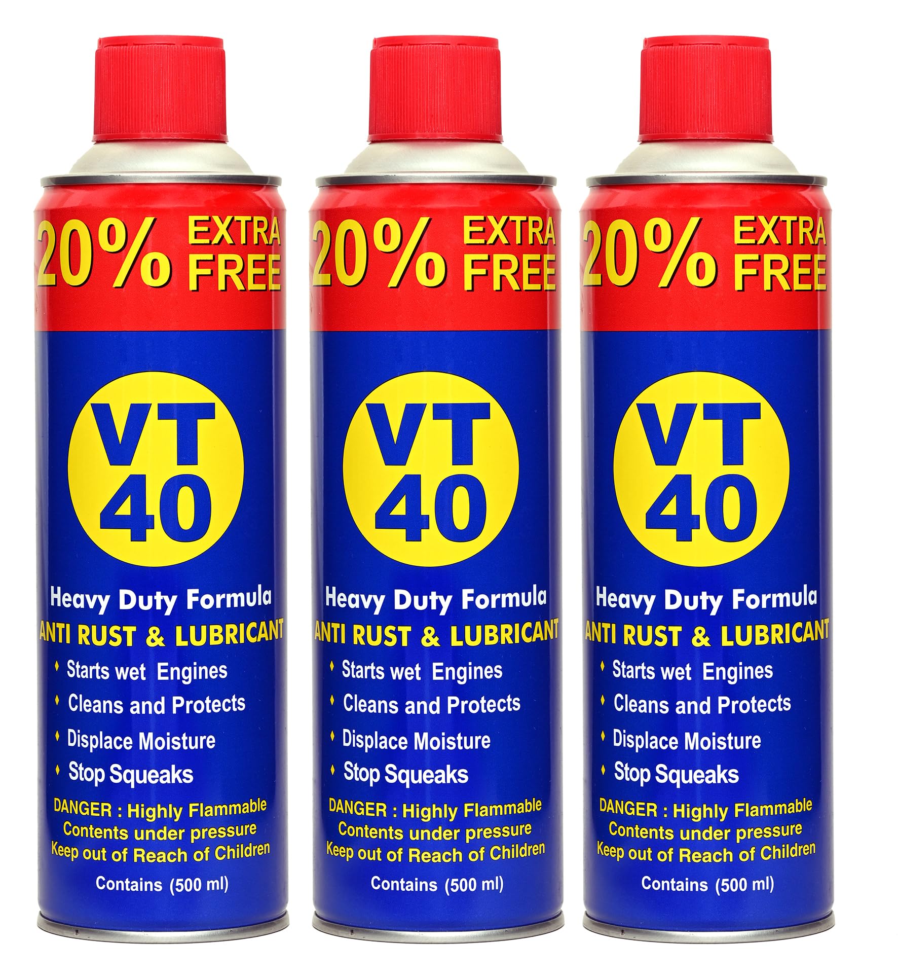 VT 40 Anti Rust Remover & Lubricant, Multi-Use Product Spray 500ml With Heavy Duty Formula (3)