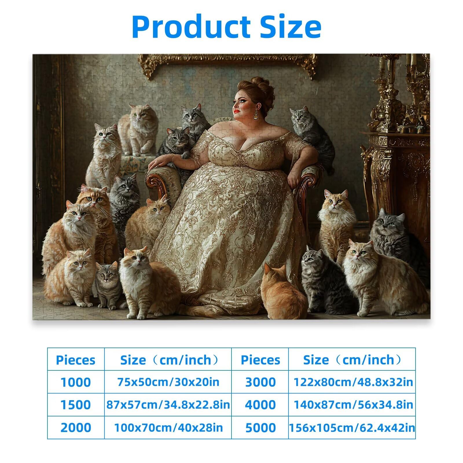 Puzzle 1000 sztuk gruba kobieta, puzzle retro 1000 sztuk dla dorosłych i nastolatków, drewniane puzzle z wykwintnym opakowaniem, rodzinne gry edukacyjne, do dekoracji domu, prezent-2729
