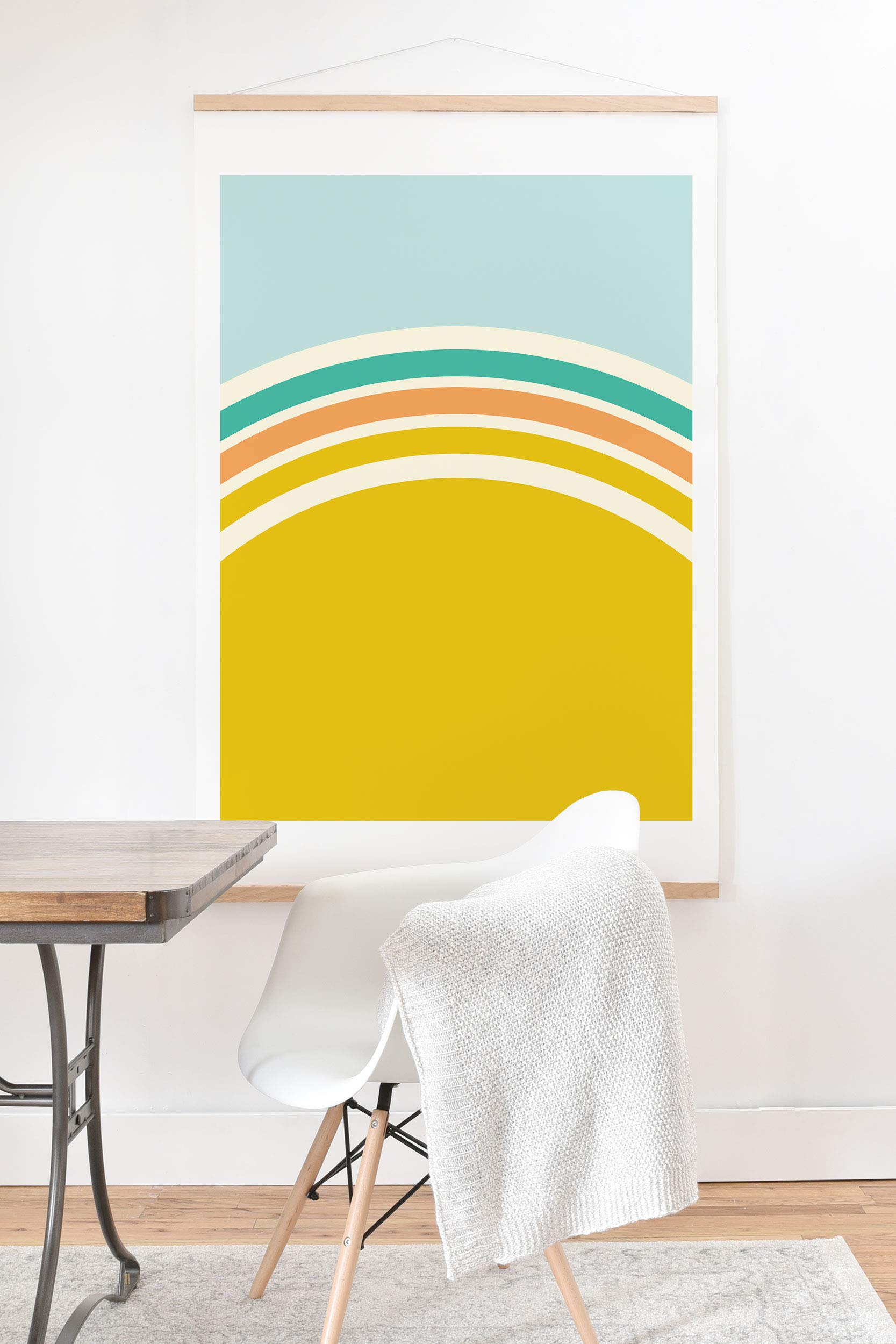 Society6 Urban Wild Studio One Day California Sunrise Art Print and Hanger, 11"x14", Multi