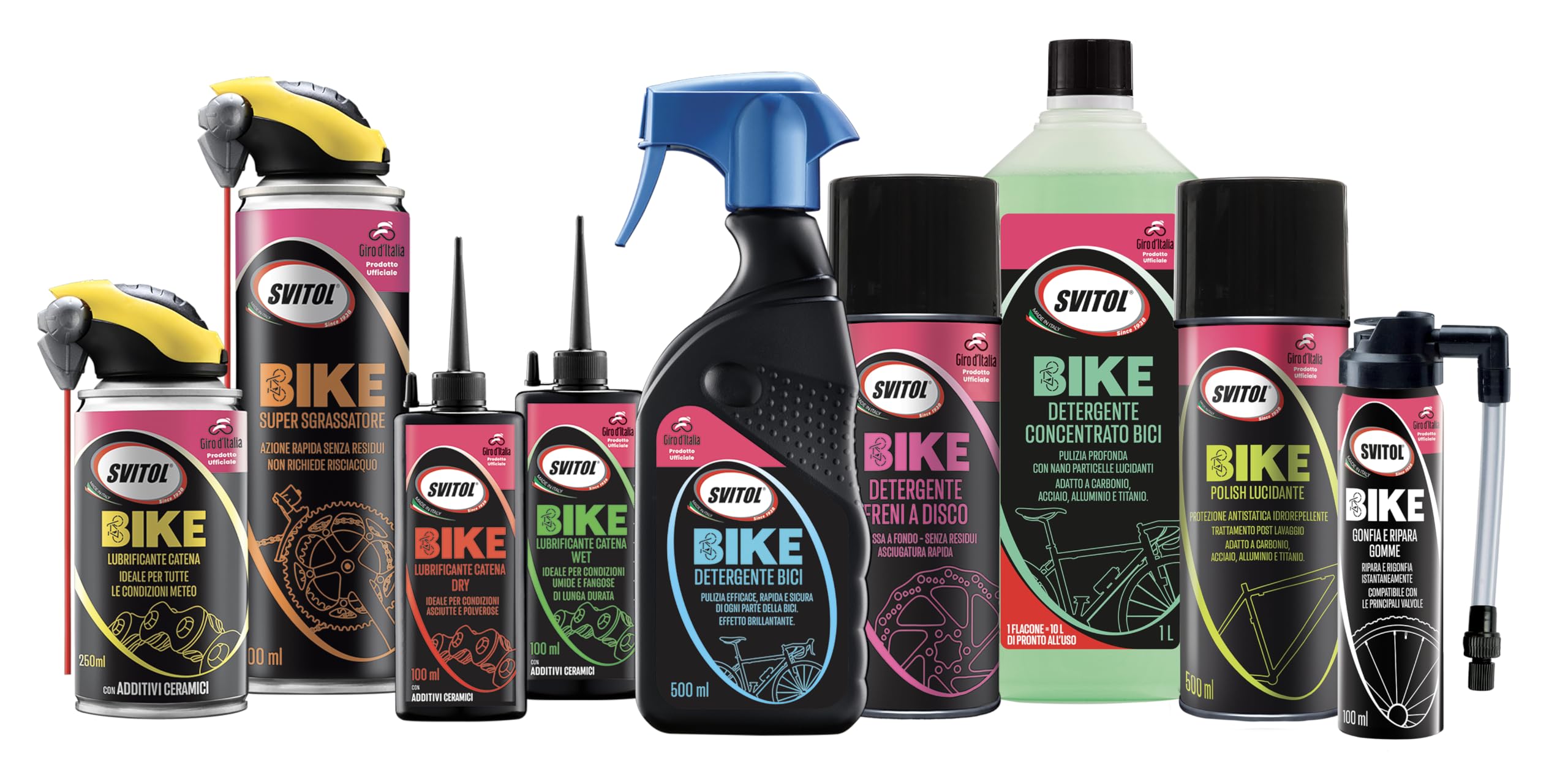 SVITOL Lubrificante Catena Wet 100 ml Speciale Giro d'Italia