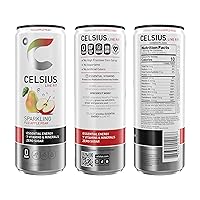 Vista 79 de CELSIUS Sparkling Lemon Lime, bebida energética sin azúcar, 12 onzas líquidas (paquete de 12)