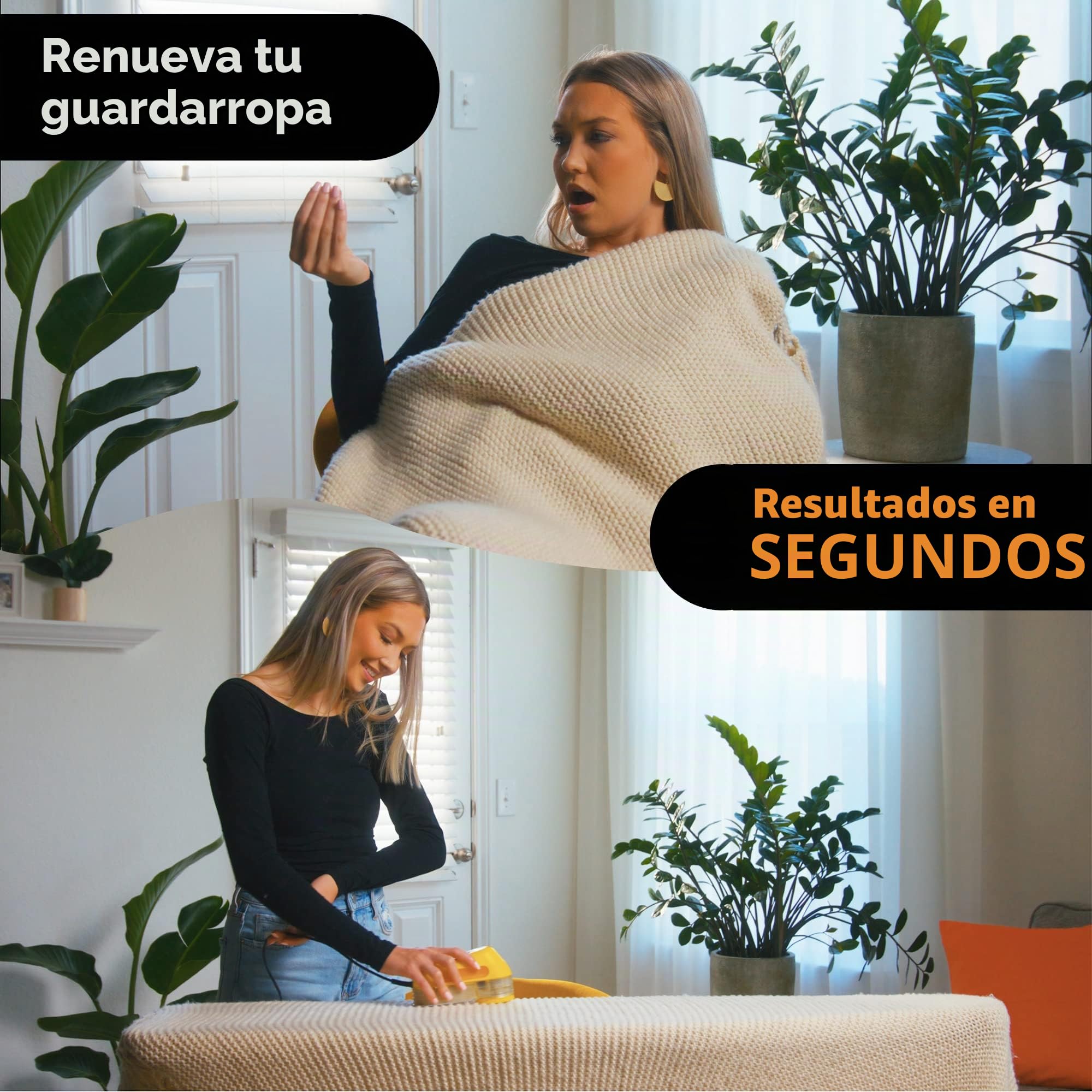Pionix Afeitadora de tela extra potente, removedor de pelusas eléctrico de 35 W para ropa, tapicería, muebles, sofá, velocidad de 12000 rpm, afeitadoras de suéter resistentes para eliminar pelusas,