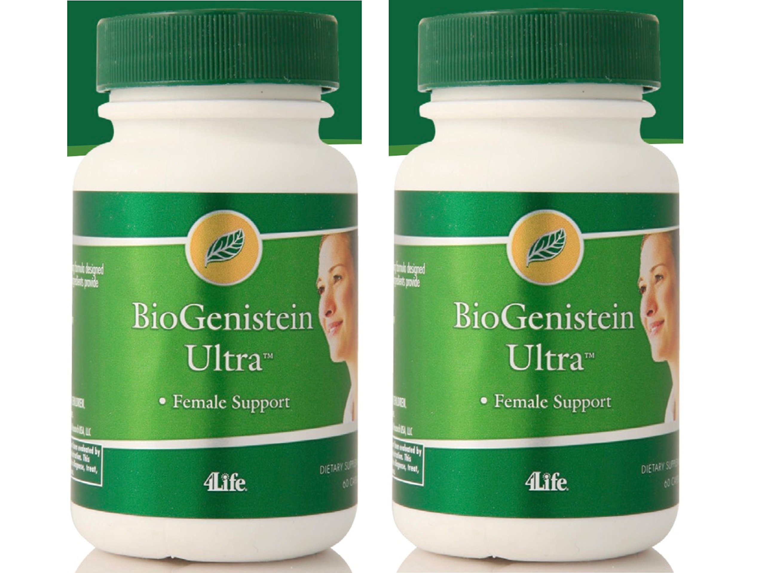 4life BioGenistein Ultra Hormonal Support for Women 60 Capsules each (pack of 2) by 4life