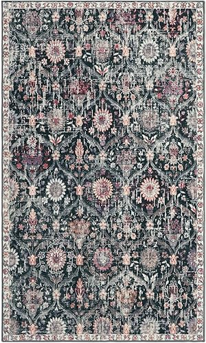 Miniatura 6 de Lahome Alfombra marroquí de enrejado, alfombra de entrada de 2 x 3, antideslizante, lavable, tapete pequeño con acento oriental para dormitorio,