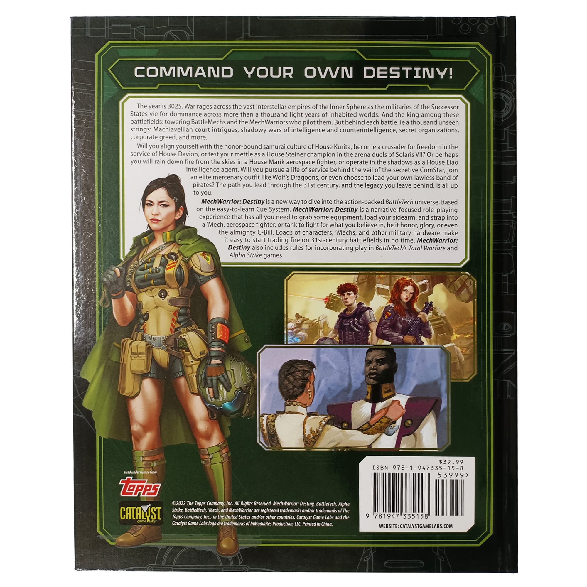 Battletech Mechwarrior Destiny