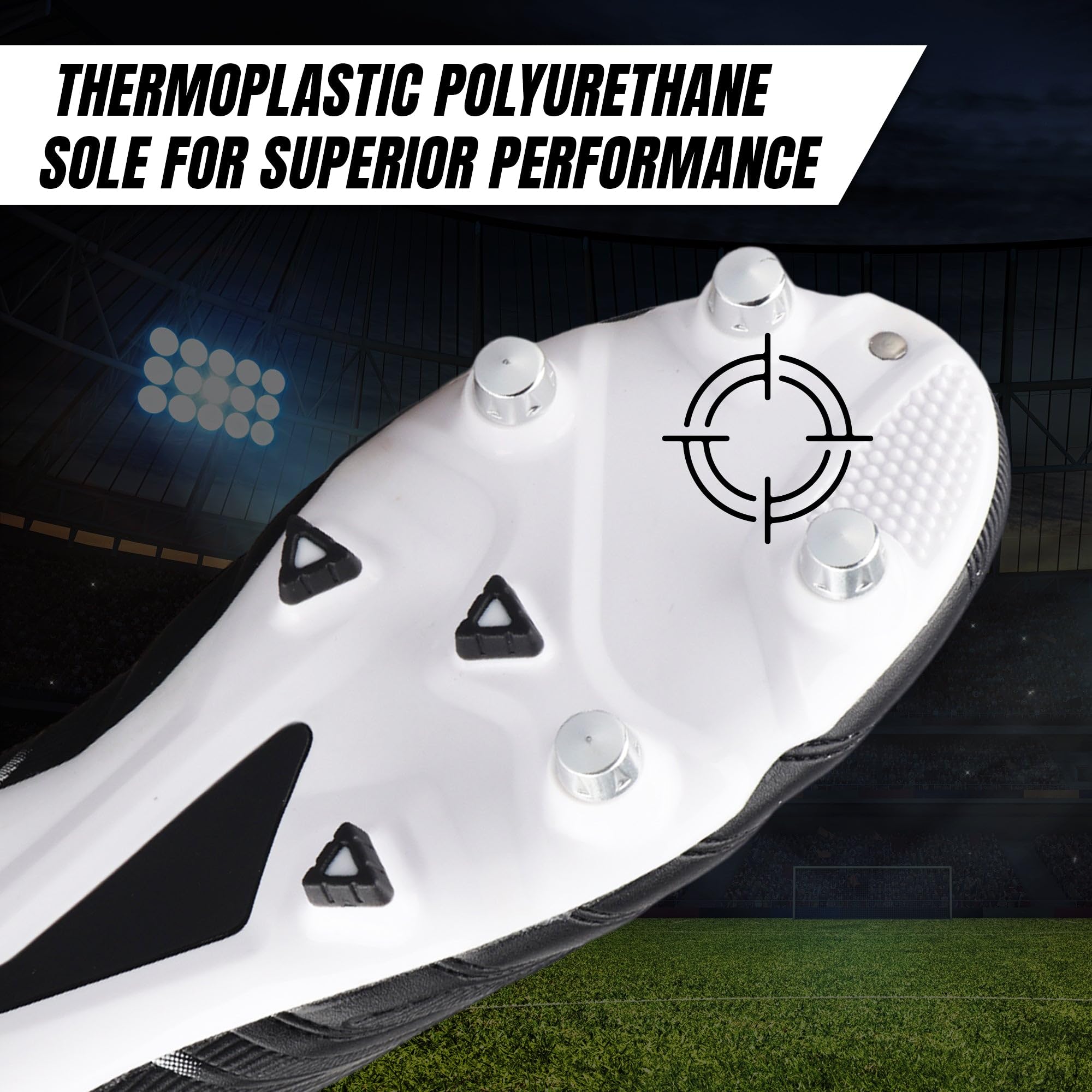 Vizari Men's Valencia SG Soft Ground Soccer Shoes/Cleats for Soft or Wet Playing Surfaces and Fields